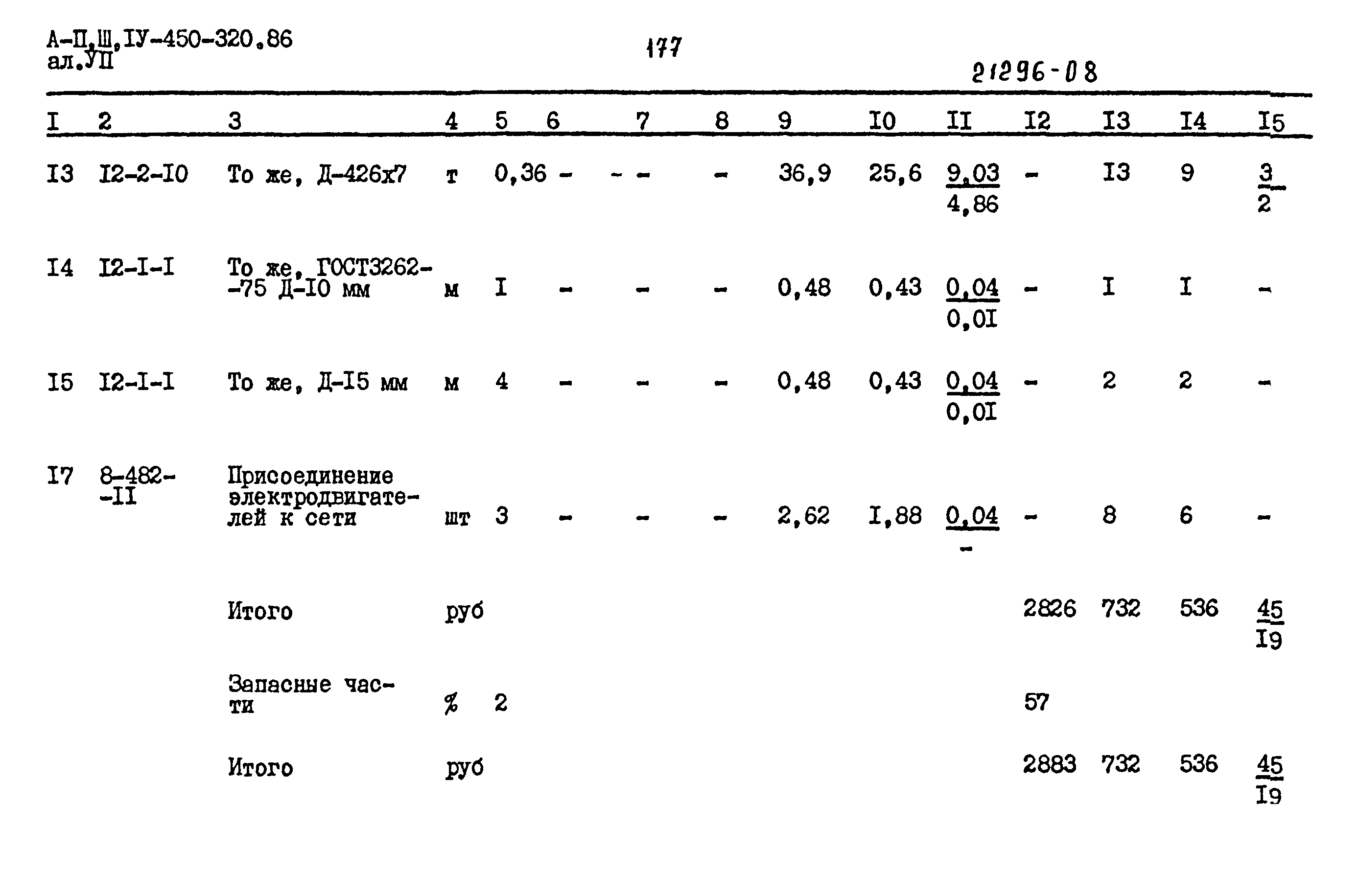 Типовой проект А-II,III,IV-450-320.86