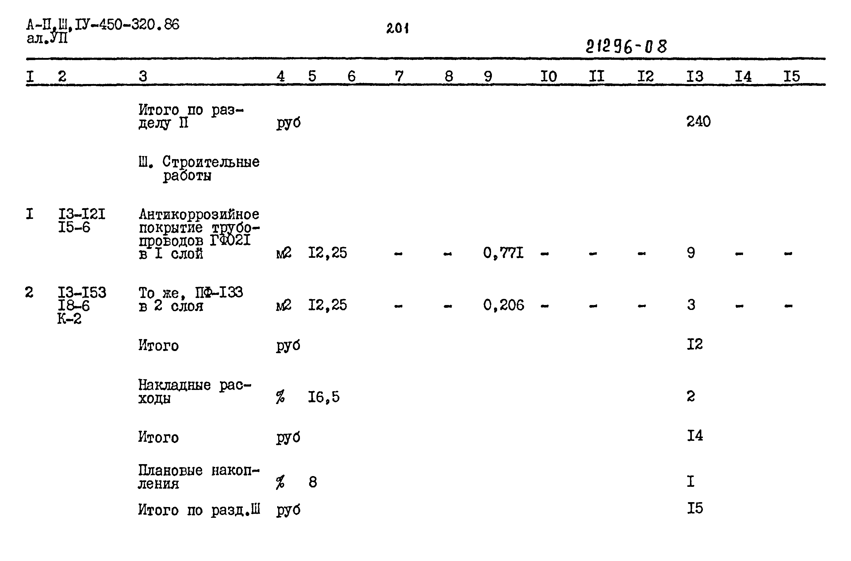 Типовой проект А-II,III,IV-450-320.86
