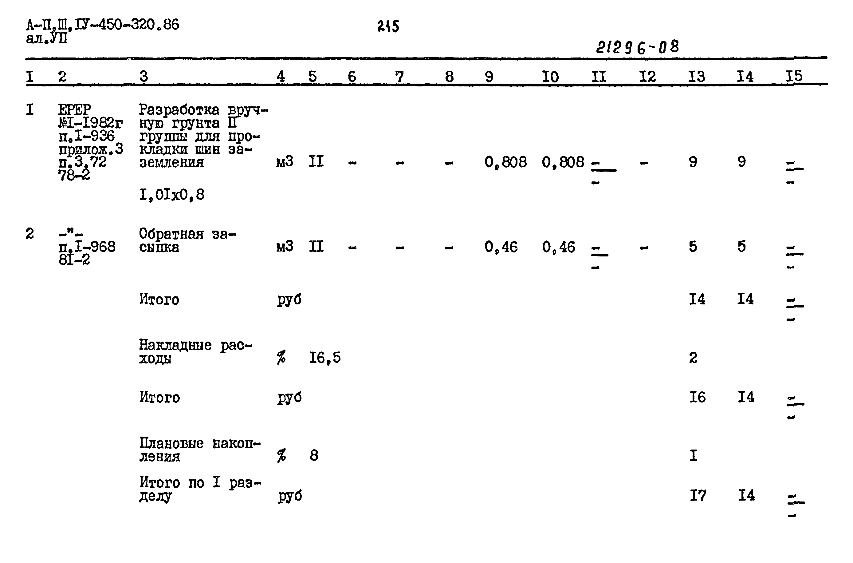 Типовой проект А-II,III,IV-450-320.86