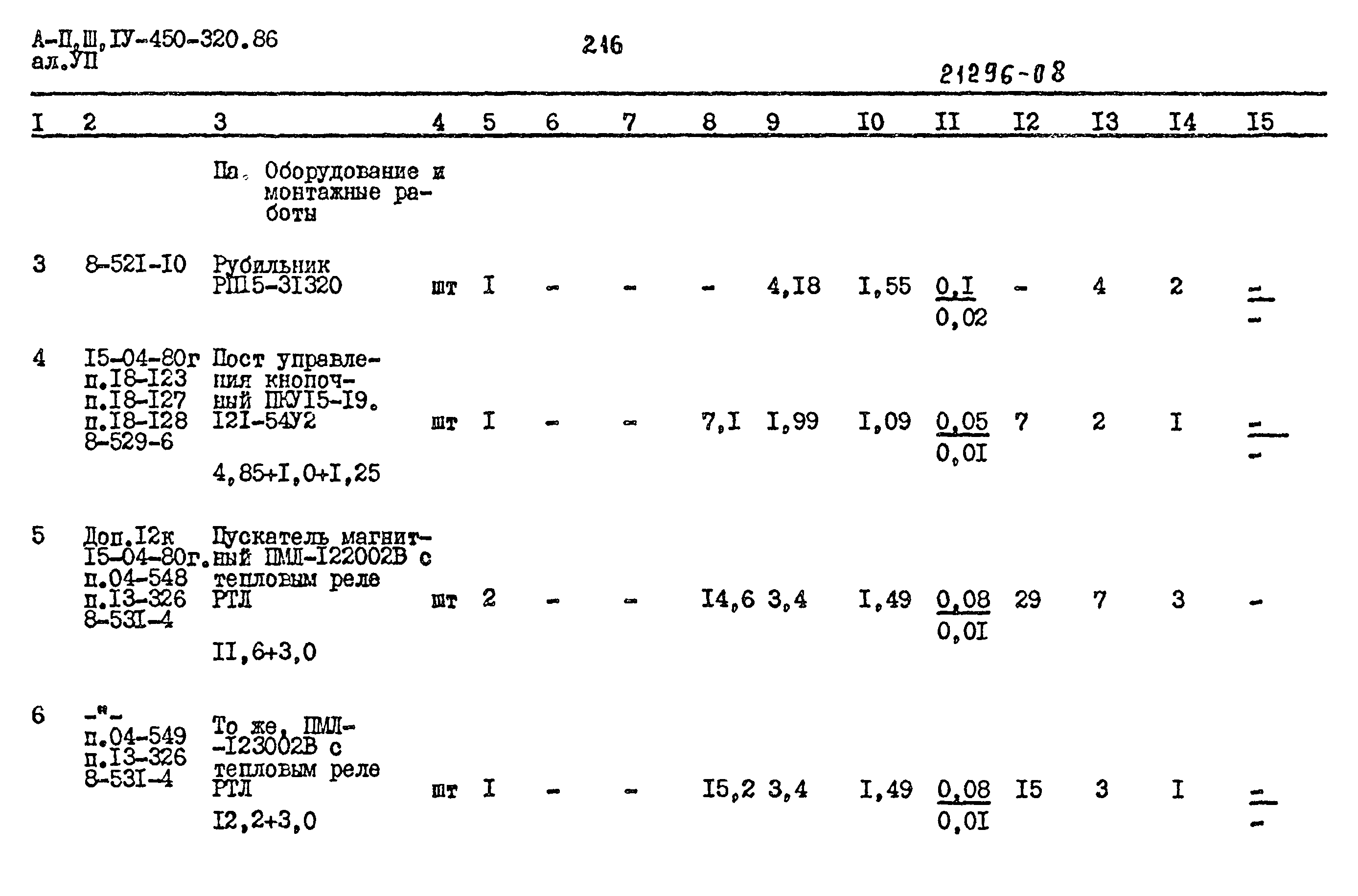 Типовой проект А-II,III,IV-450-320.86