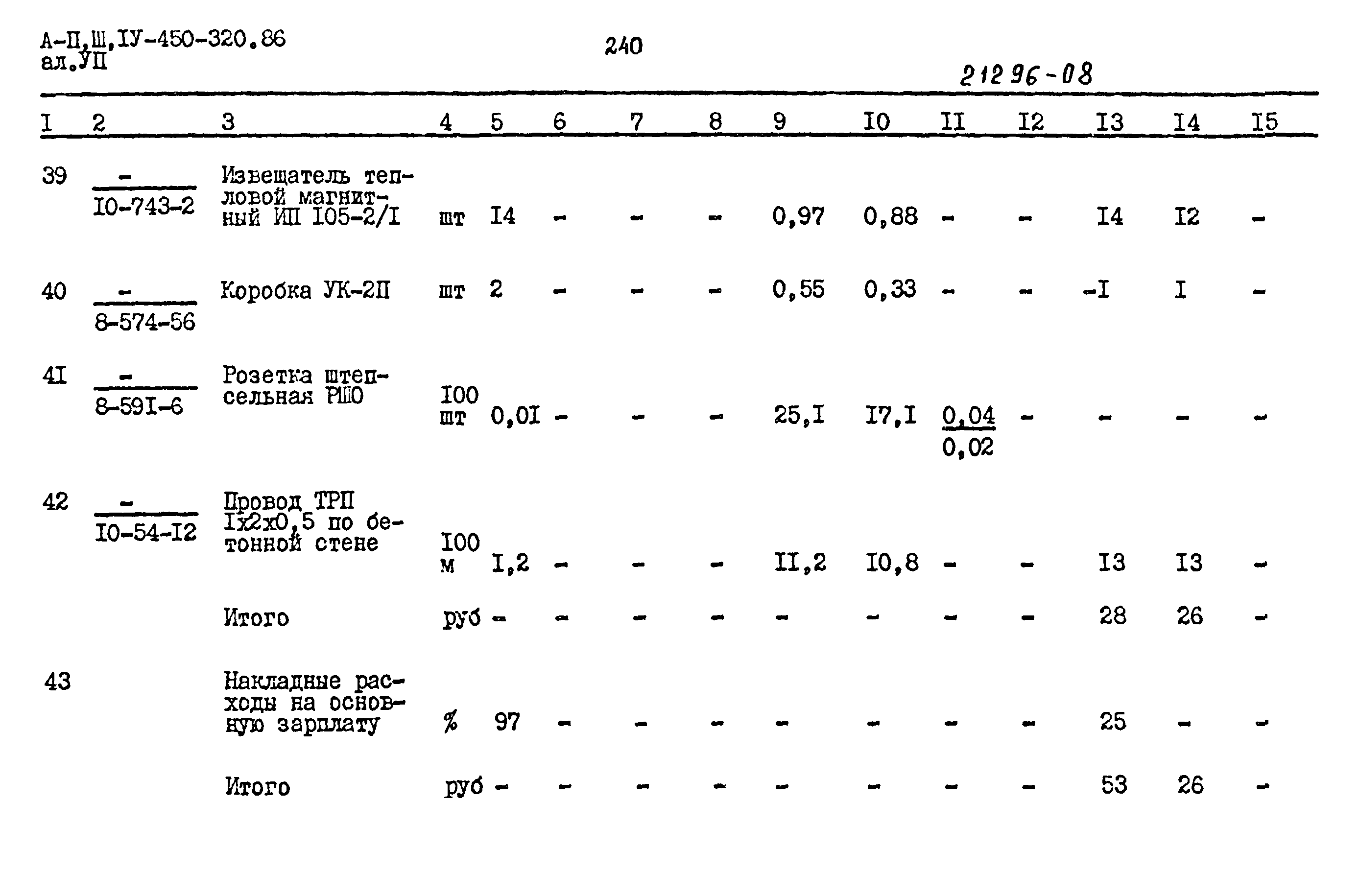 Типовой проект А-II,III,IV-450-320.86