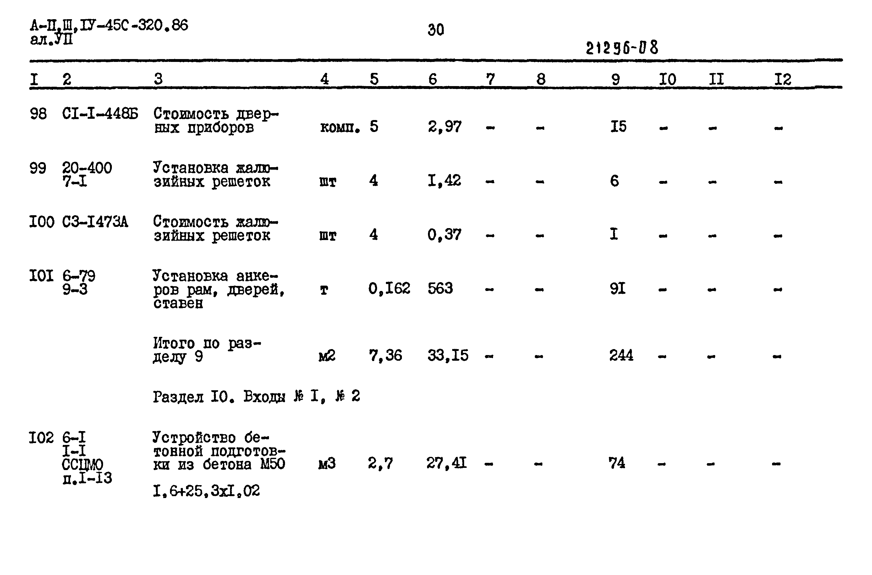 Типовой проект А-II,III,IV-450-320.86