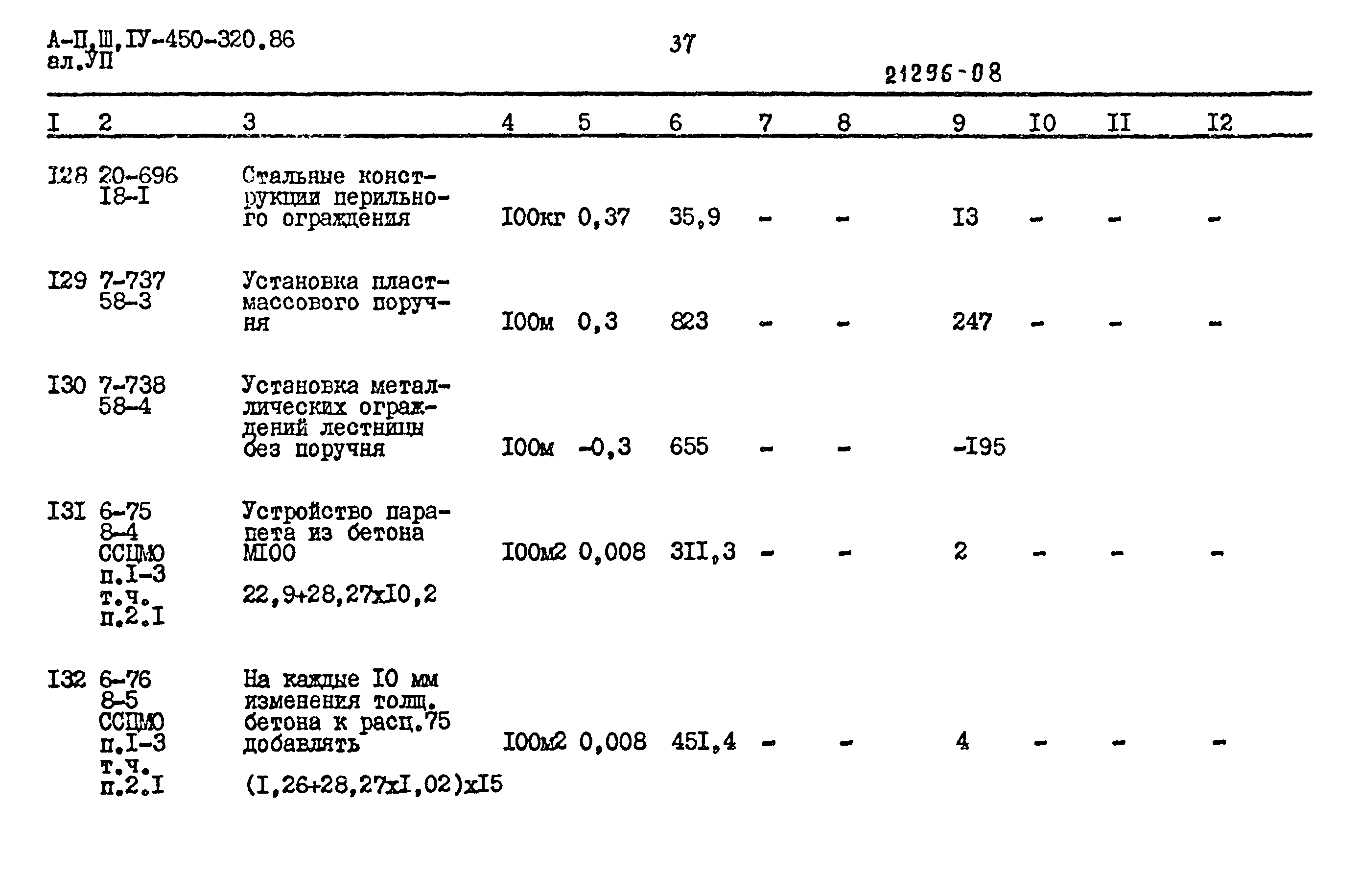 Типовой проект А-II,III,IV-450-320.86