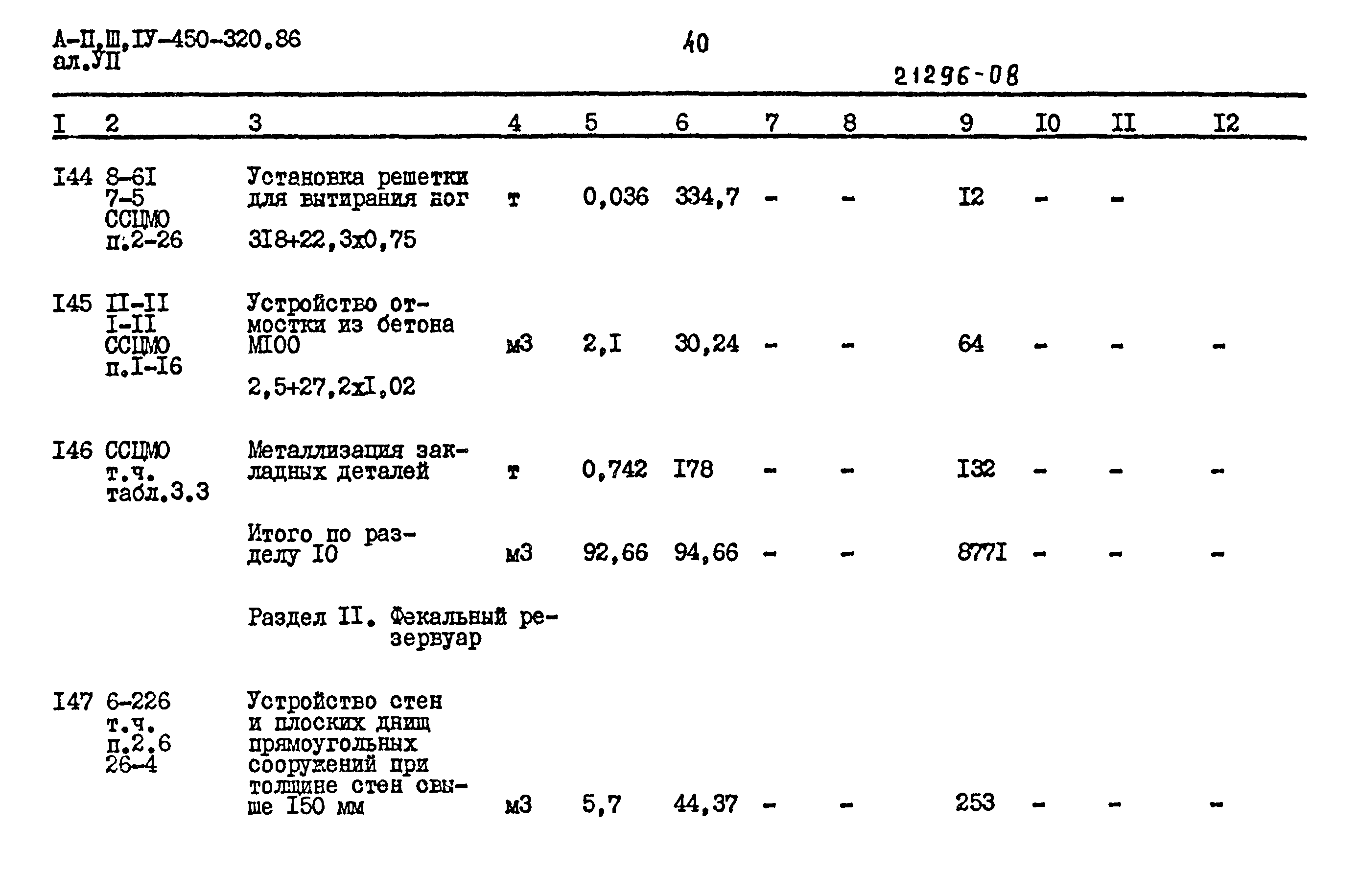 Типовой проект А-II,III,IV-450-320.86