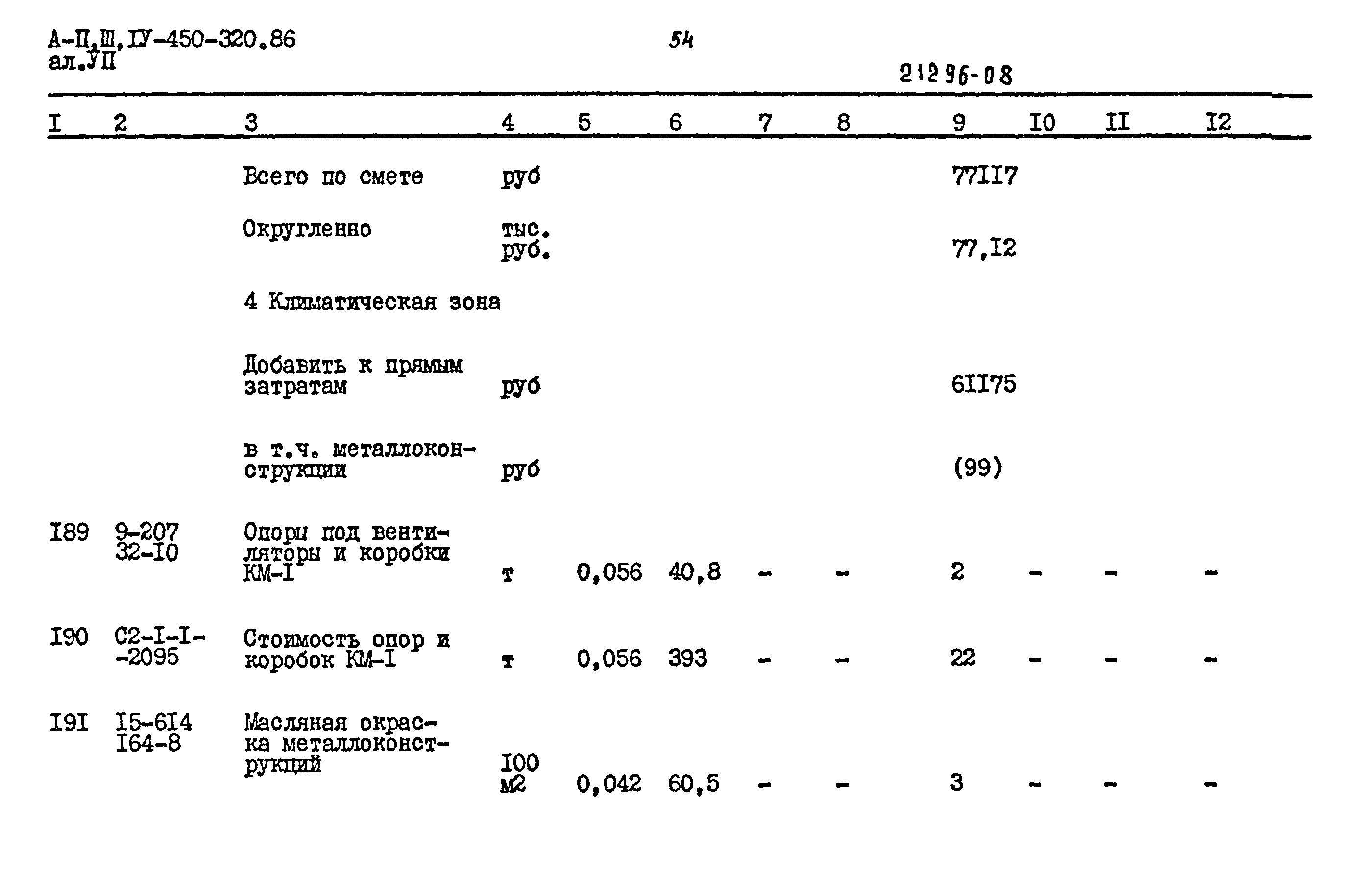 Типовой проект А-II,III,IV-450-320.86