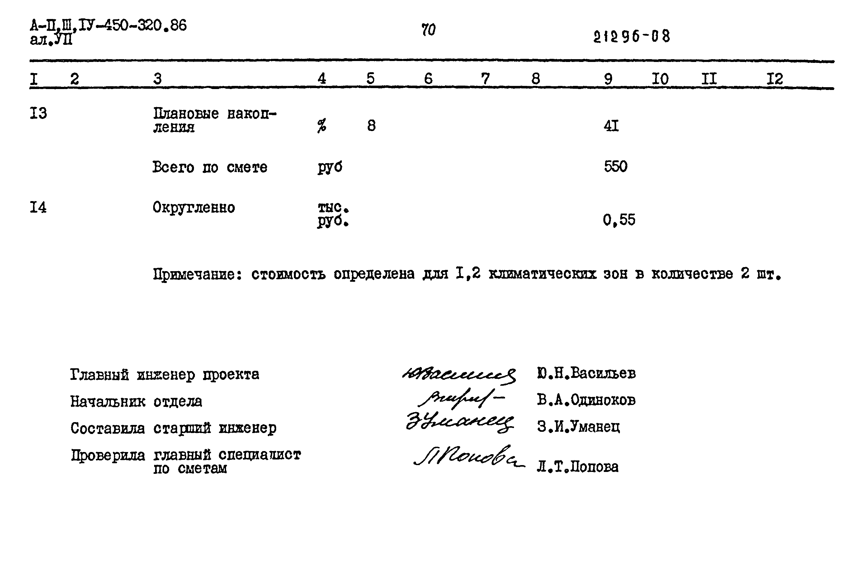 Типовой проект А-II,III,IV-450-320.86