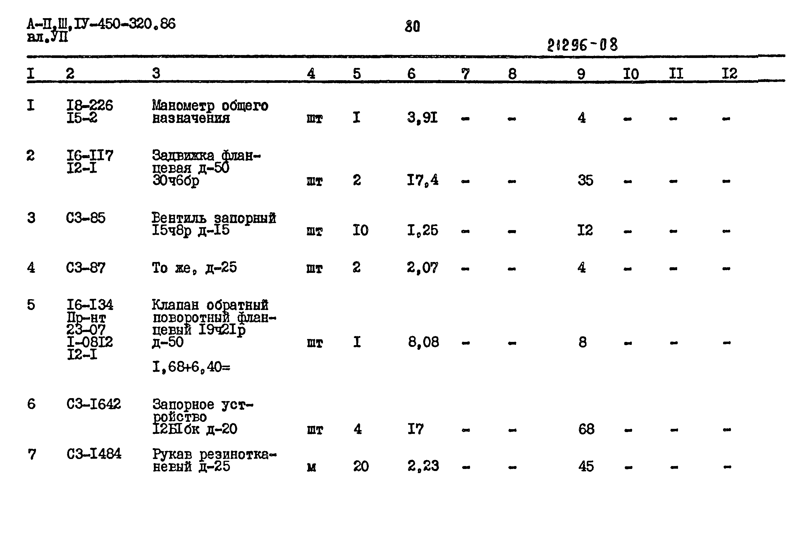Типовой проект А-II,III,IV-450-320.86