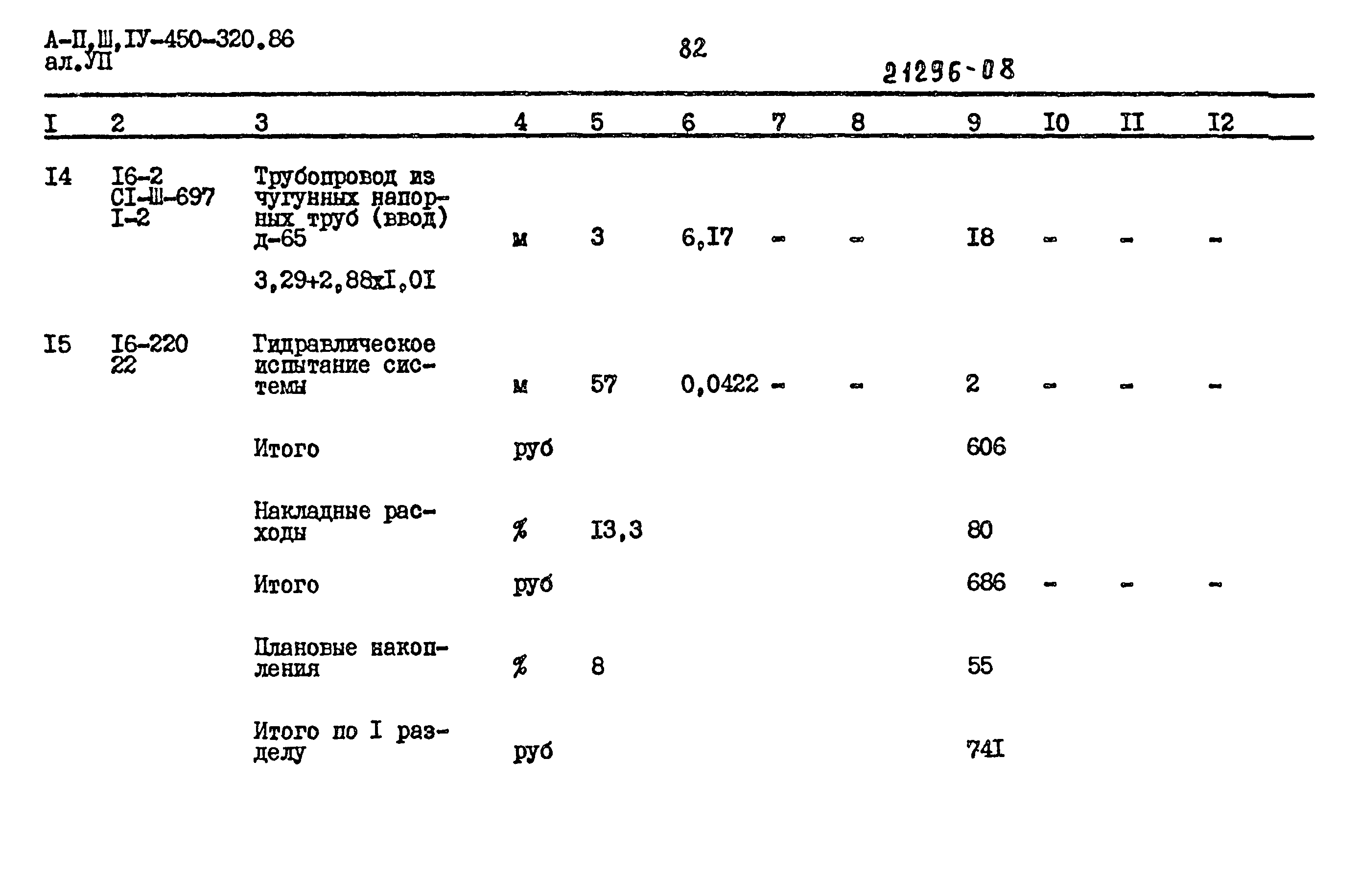Типовой проект А-II,III,IV-450-320.86