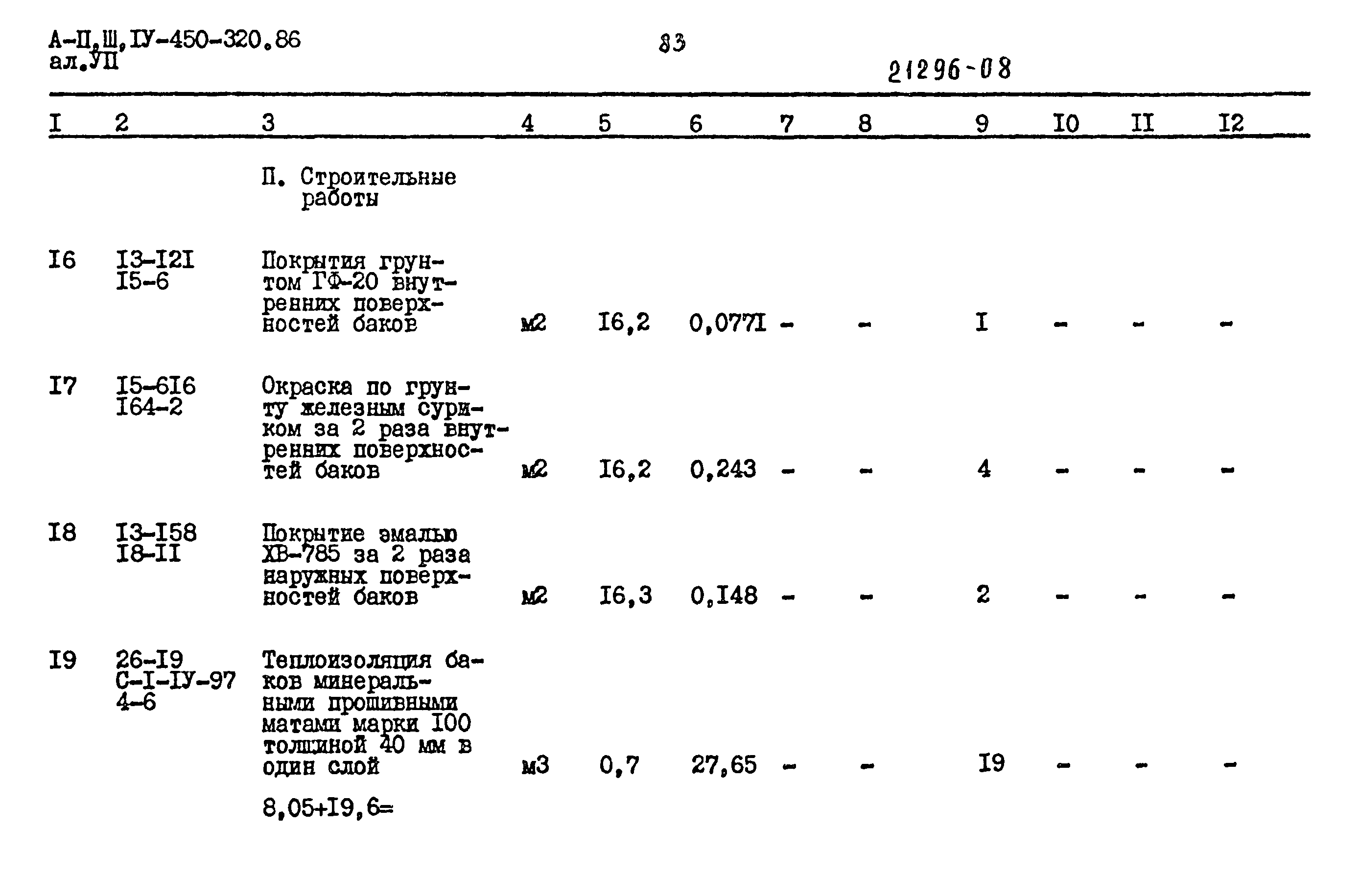 Типовой проект А-II,III,IV-450-320.86