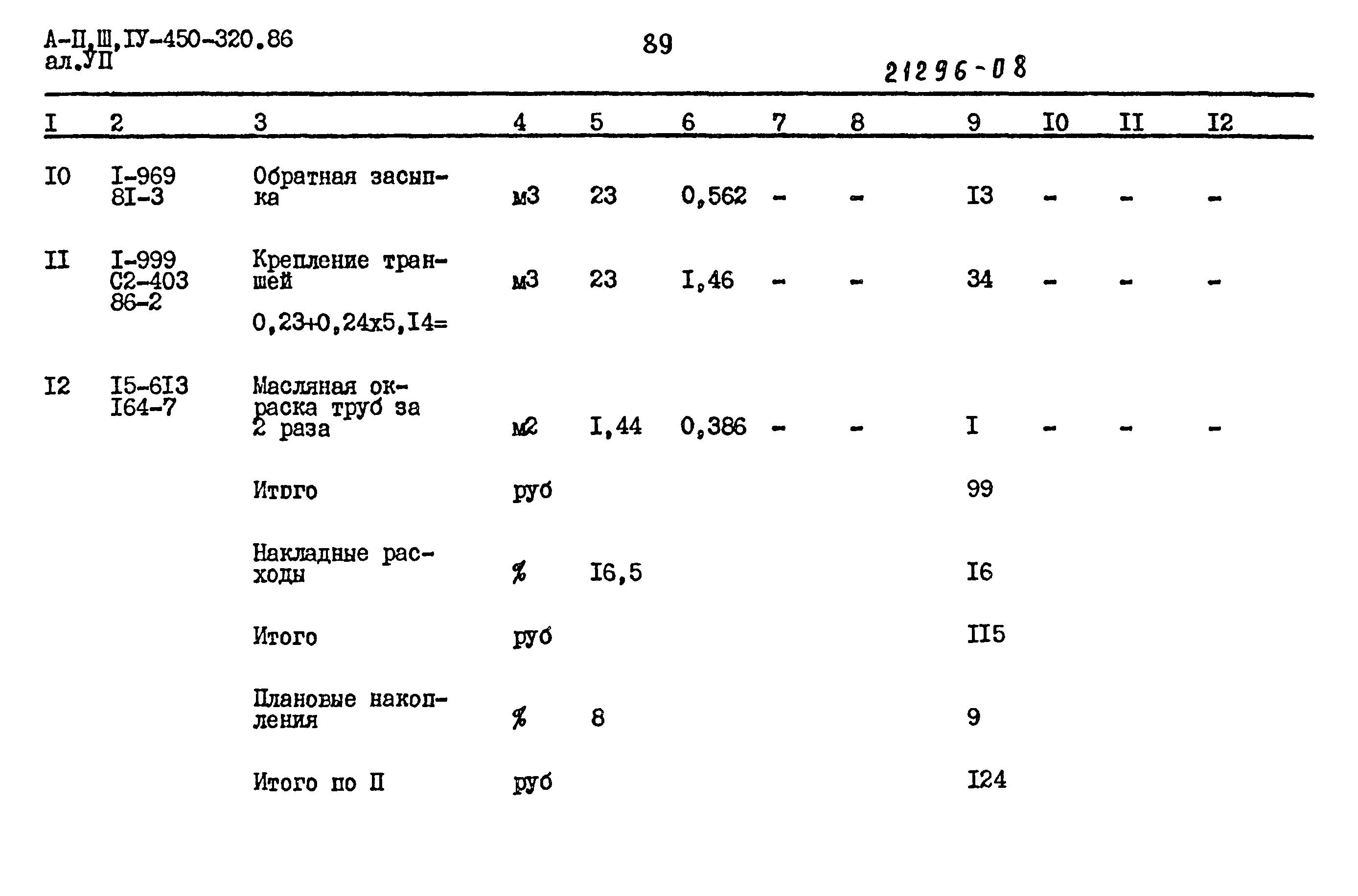 Типовой проект А-II,III,IV-450-320.86