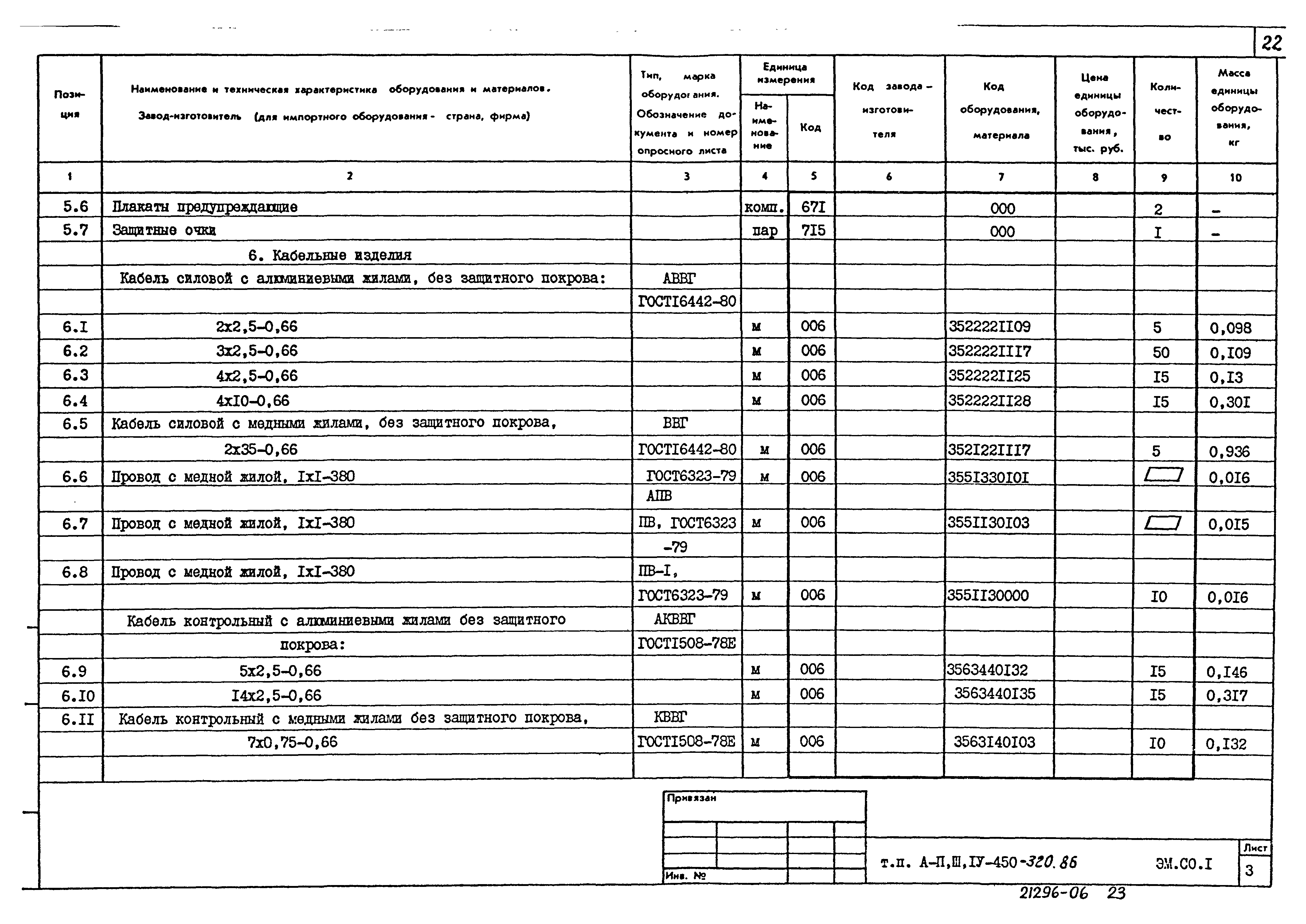 Типовой проект А-II,III,IV-450-320.86