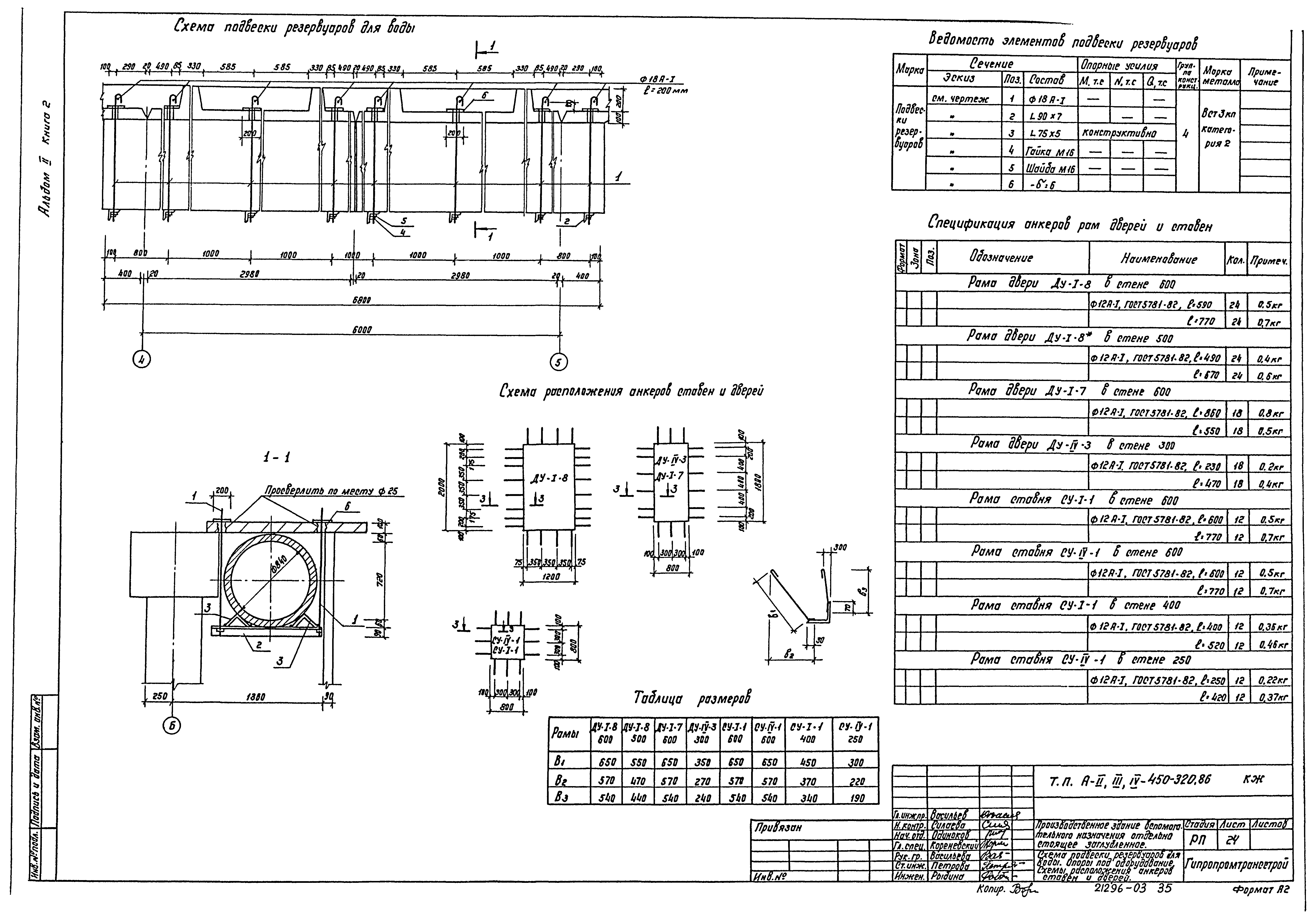 Типовой проект А-II,III,IV-450-320.86