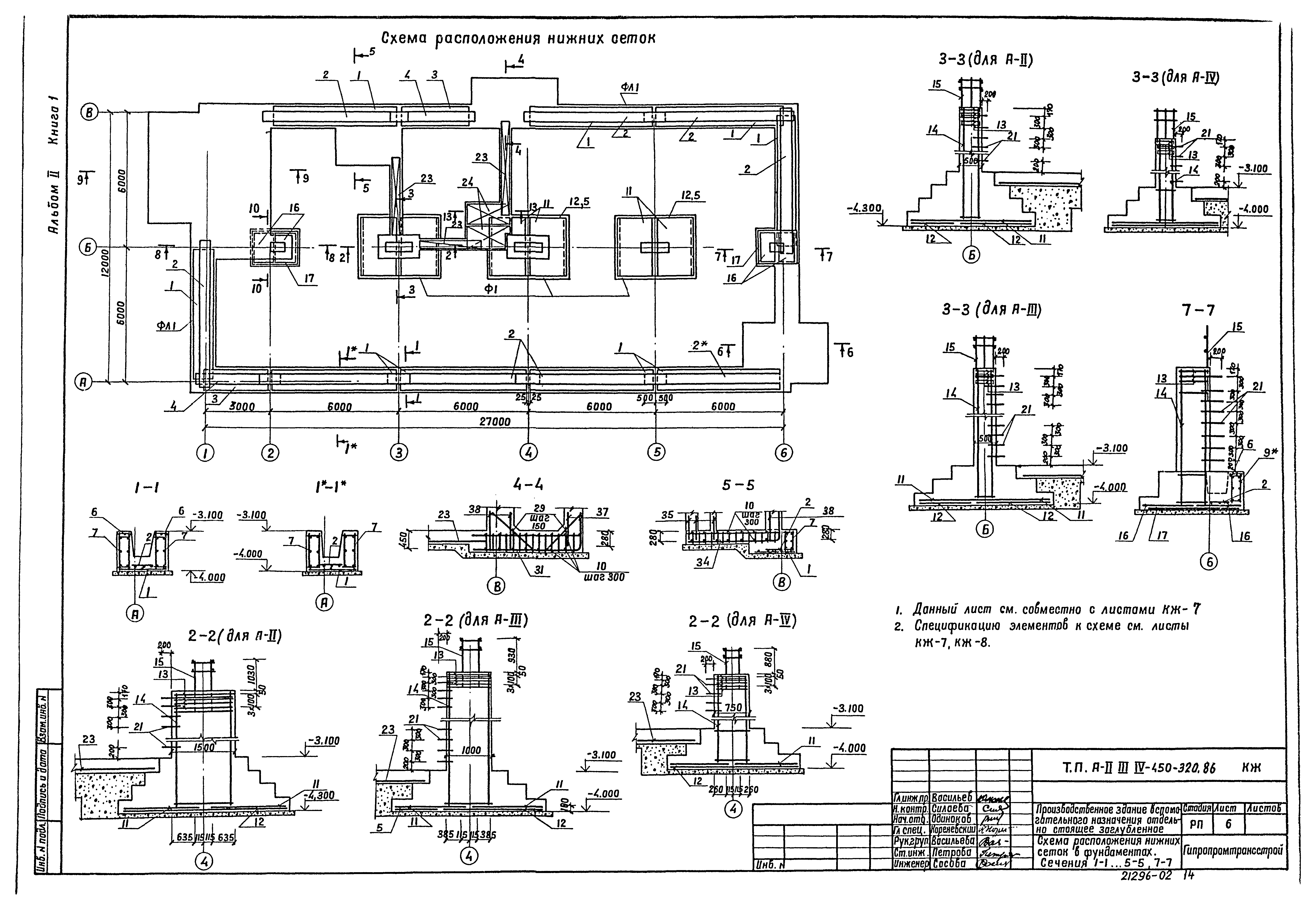 Типовой проект А-II,III,IV-450-320.86
