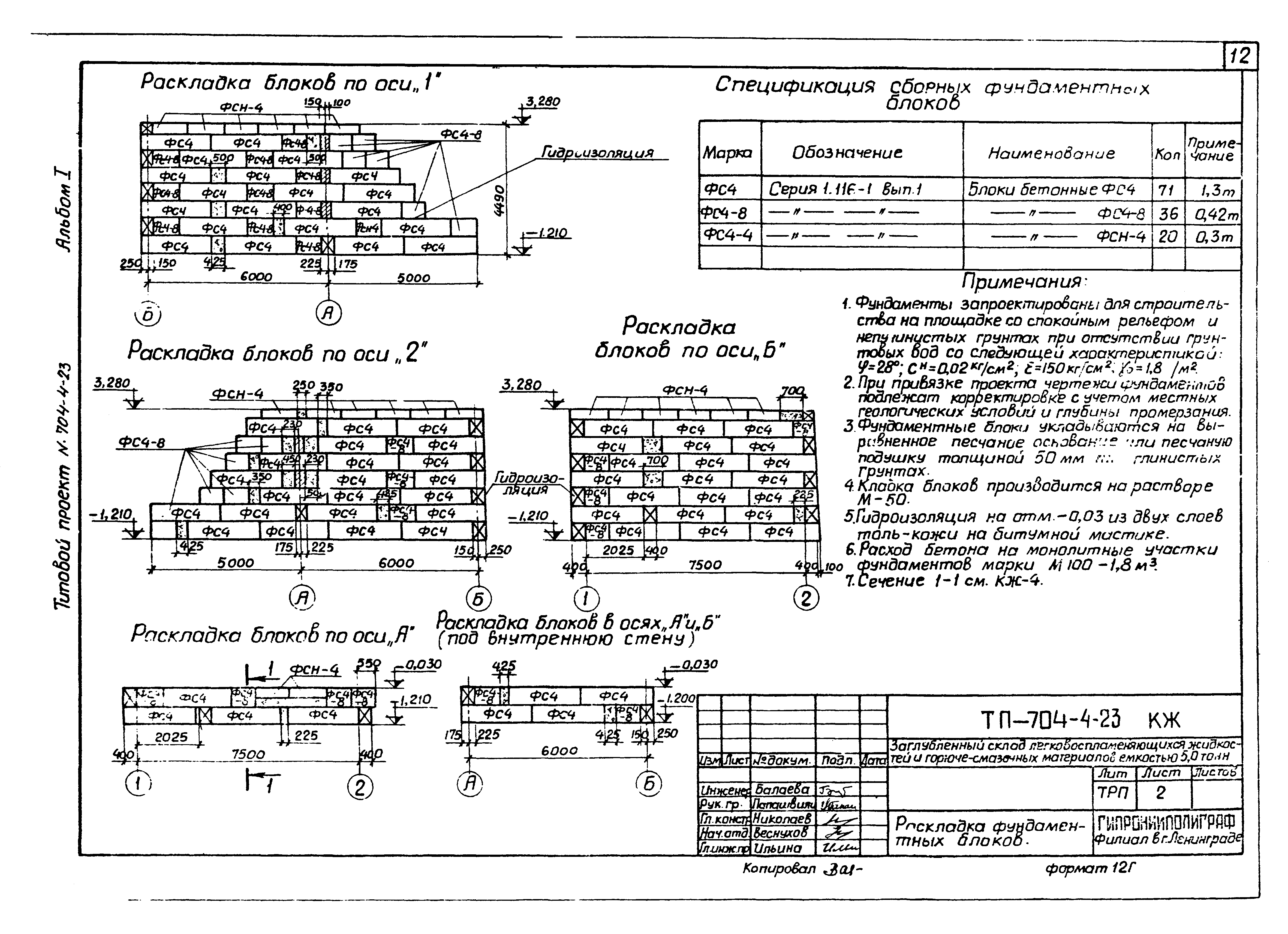 Типовой проект 704-4-23