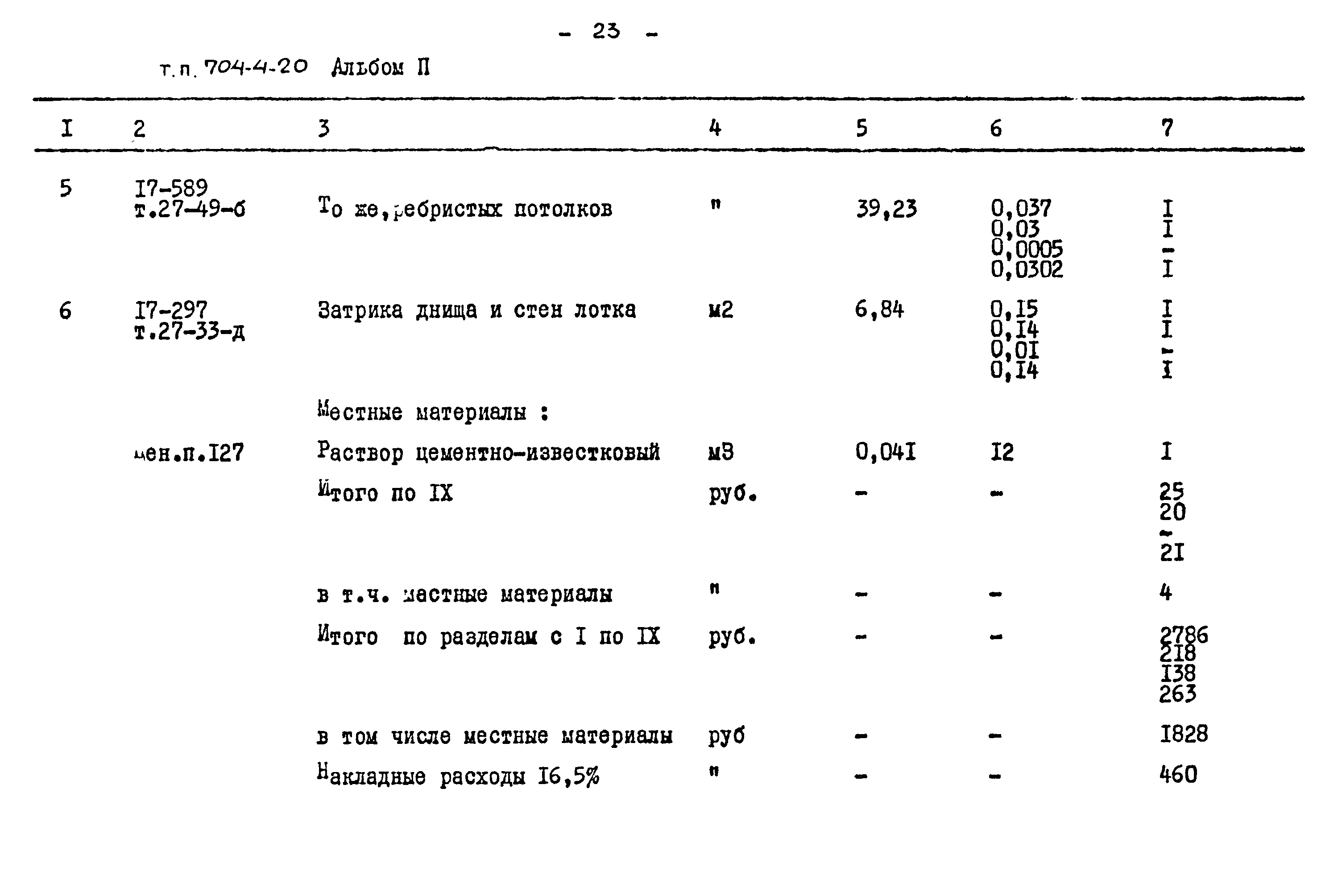 Типовой проект 704-4-20