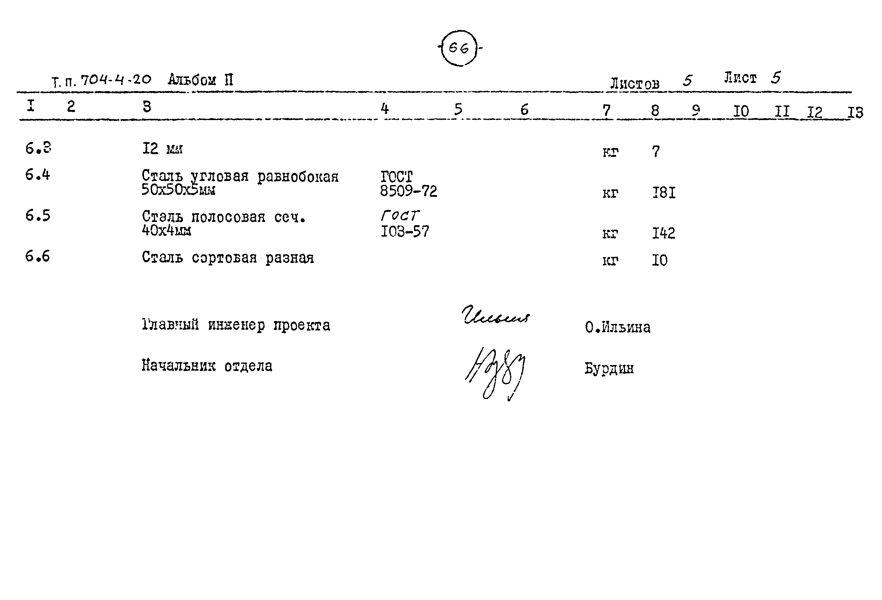 Типовой проект 704-4-20