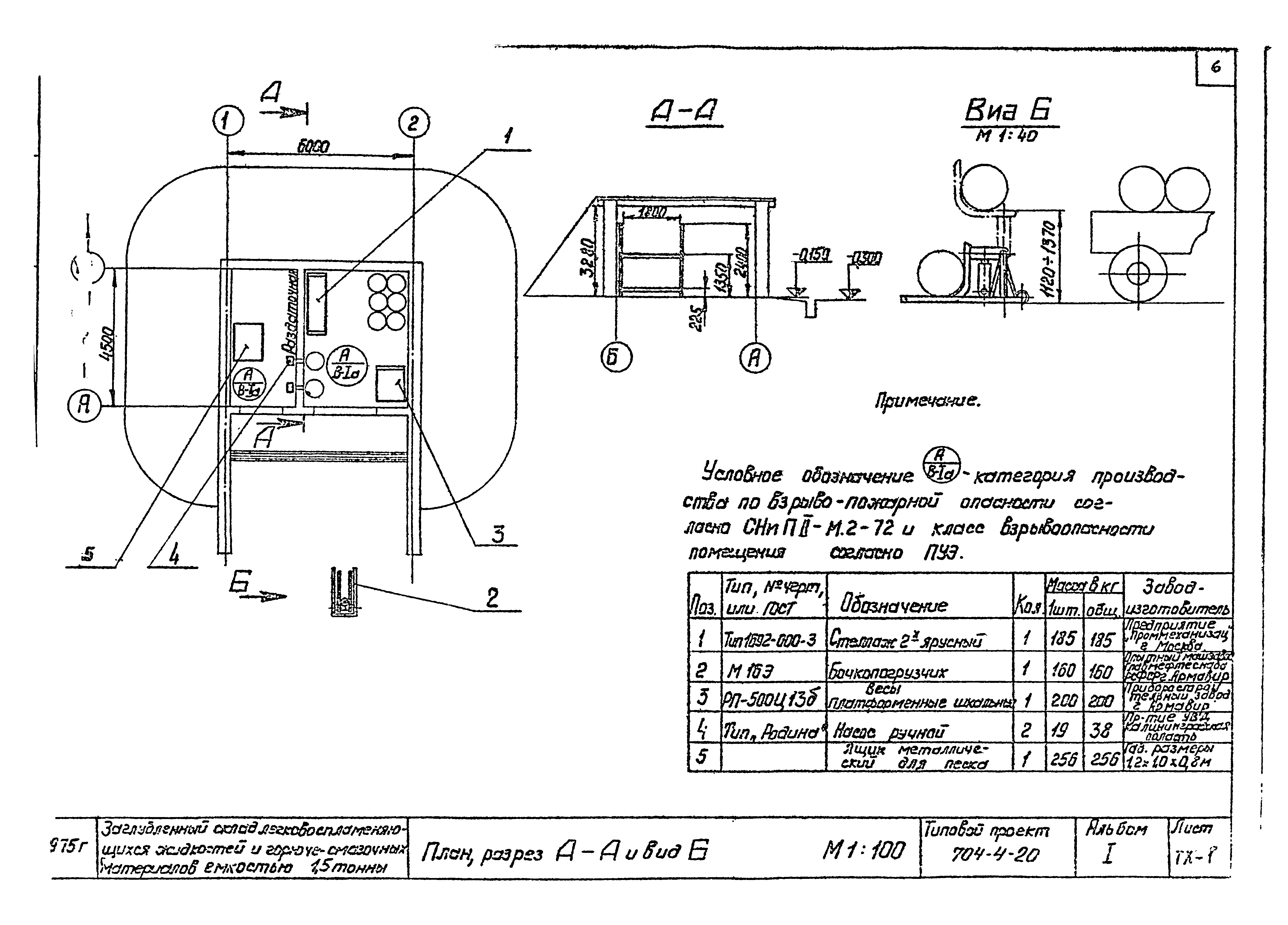 Типовой проект 704-4-20