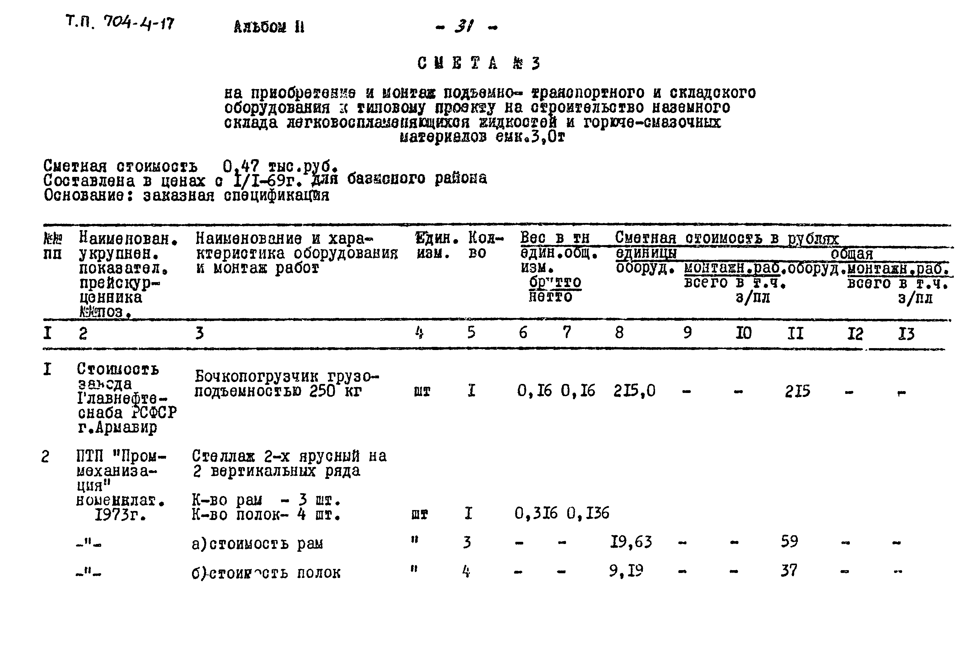 Типовой проект 704-4-17