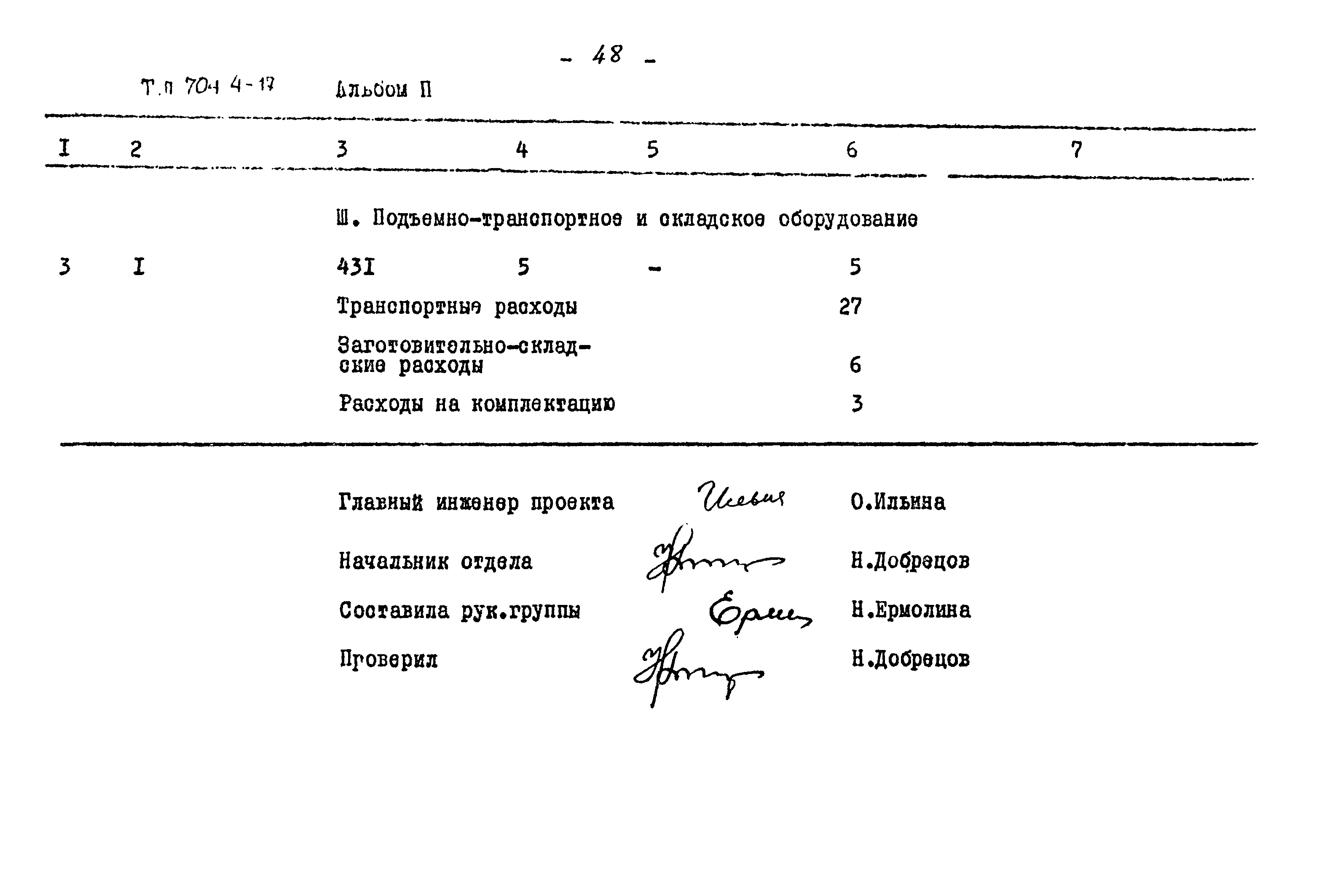 Типовой проект 704-4-17