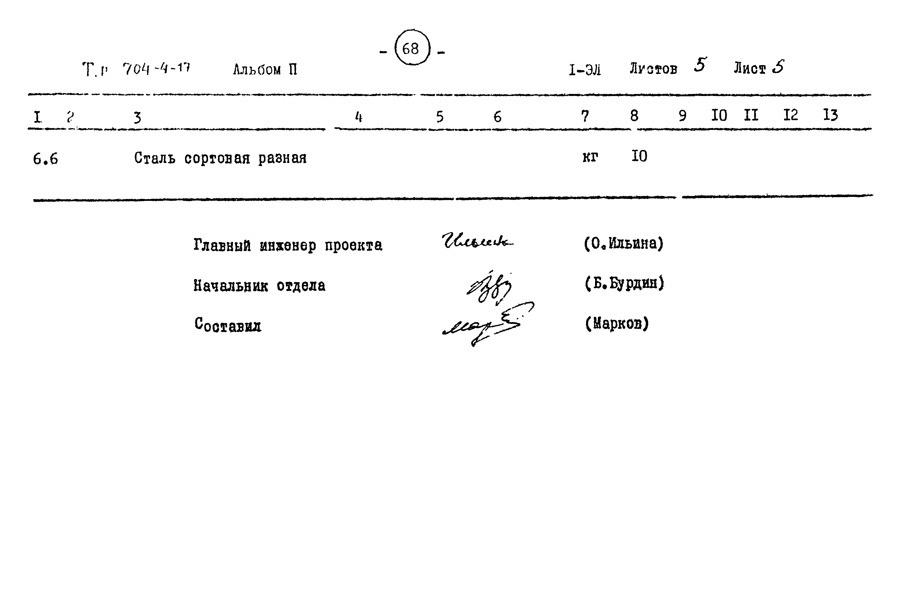 Типовой проект 704-4-17