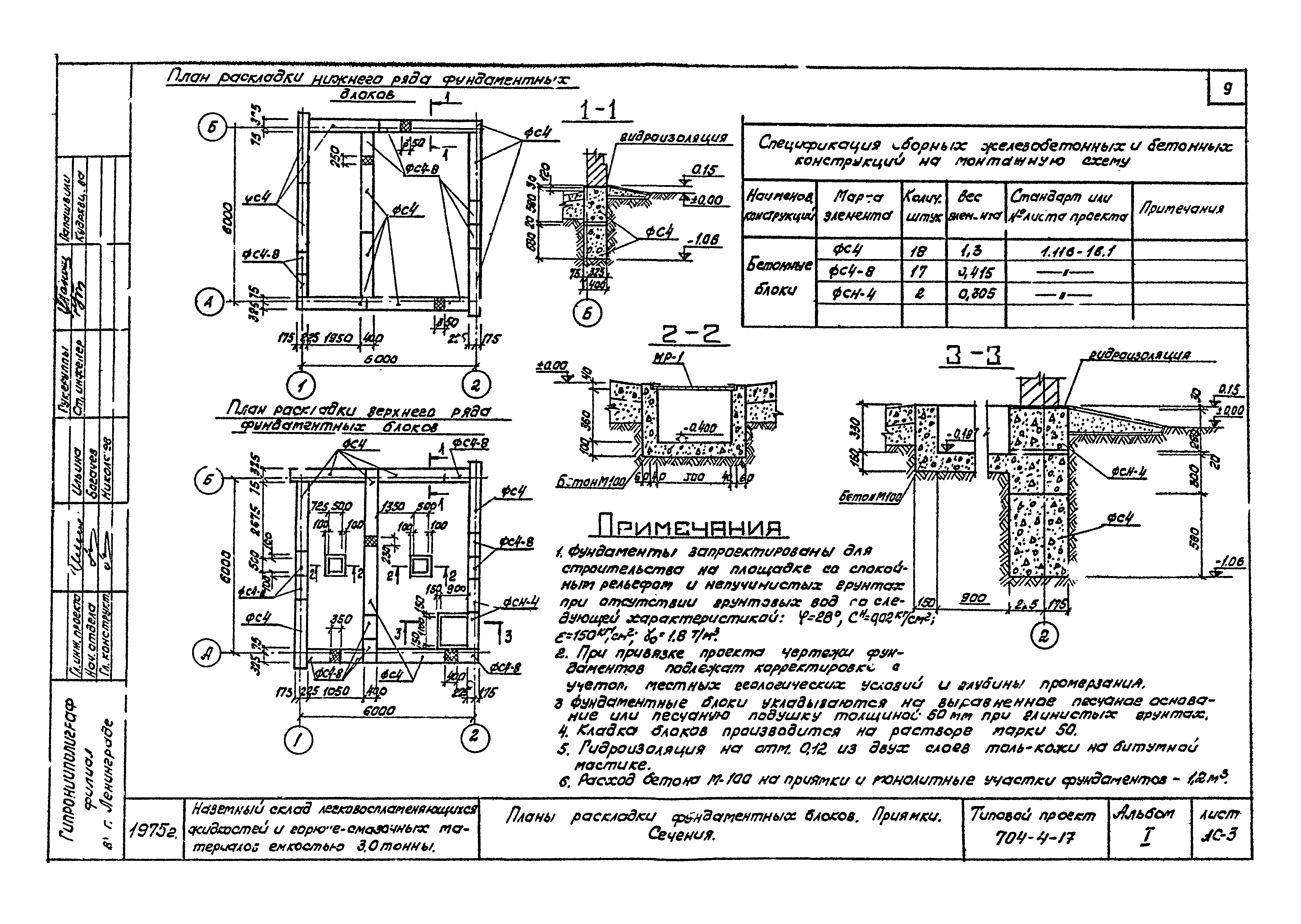 Типовой проект 704-4-17