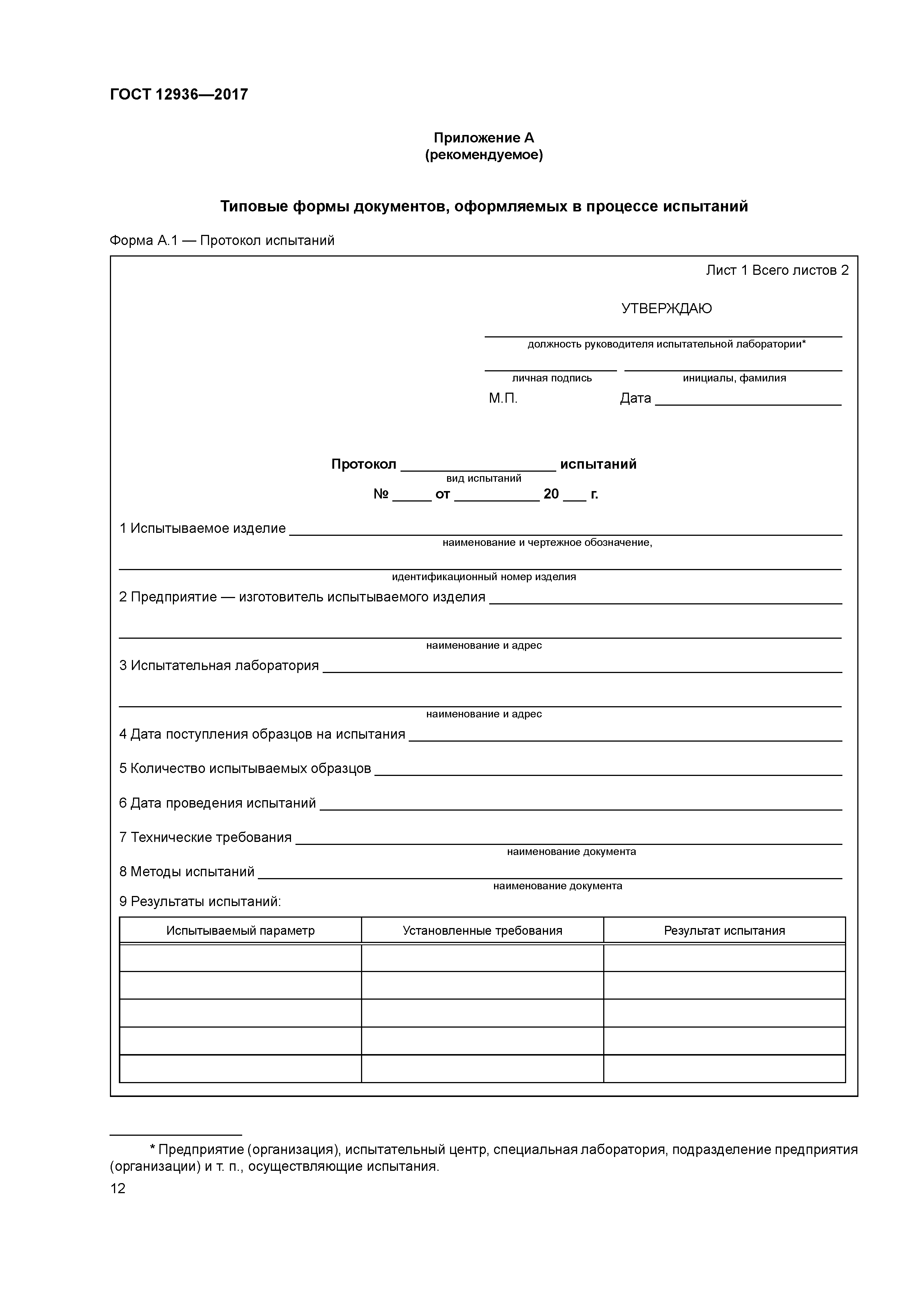 ГОСТ 12936-2017