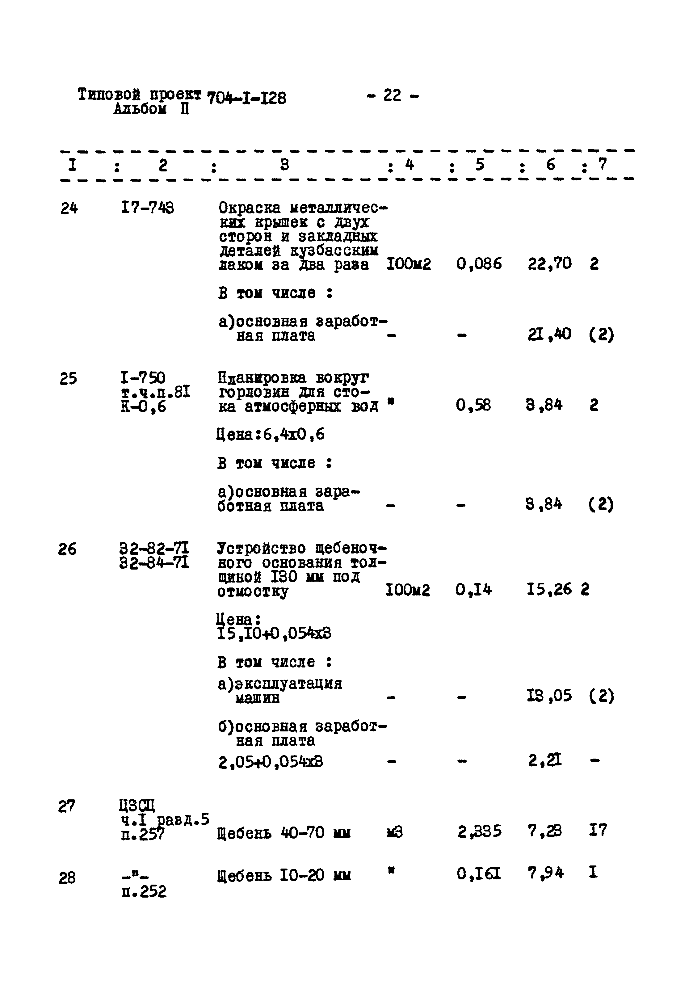 Типовой проект 704-1-128