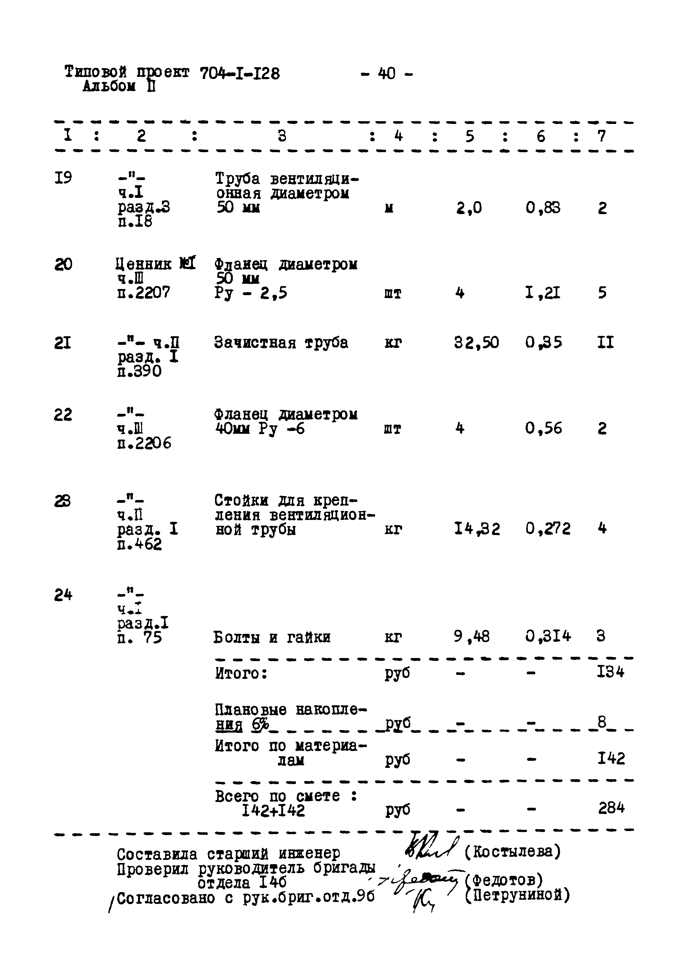 Типовой проект 704-1-128