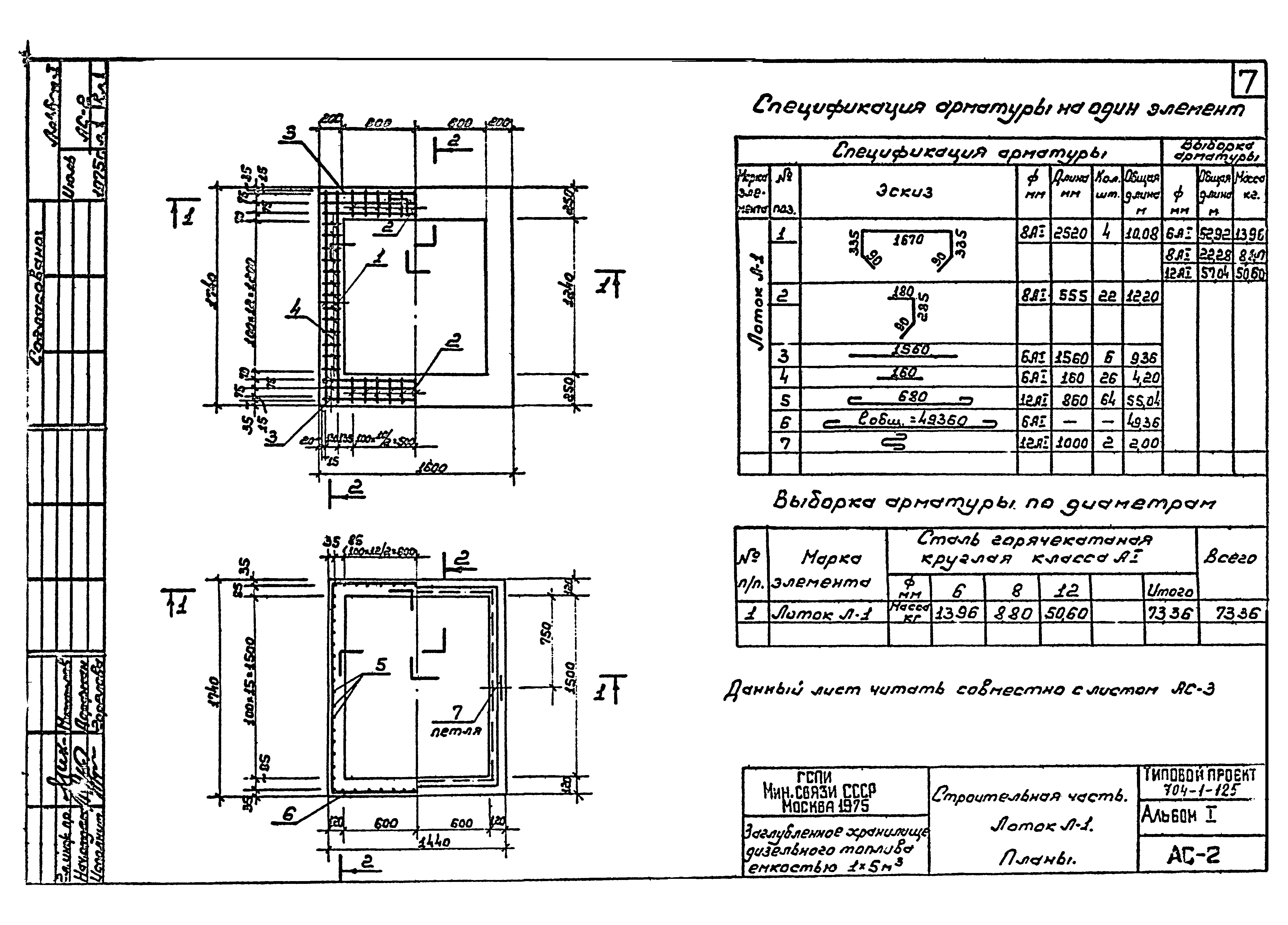 Типовой проект 704-1-125