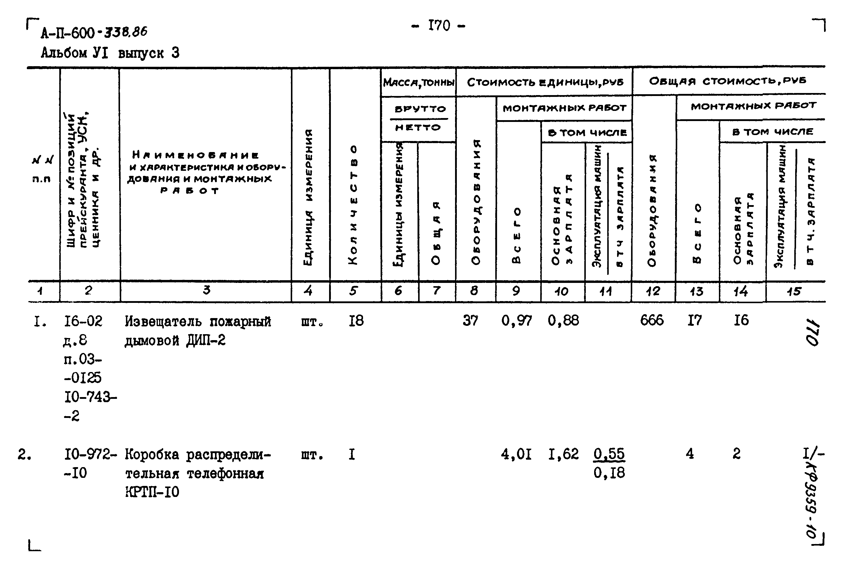Типовой проект А-II-600-338.86