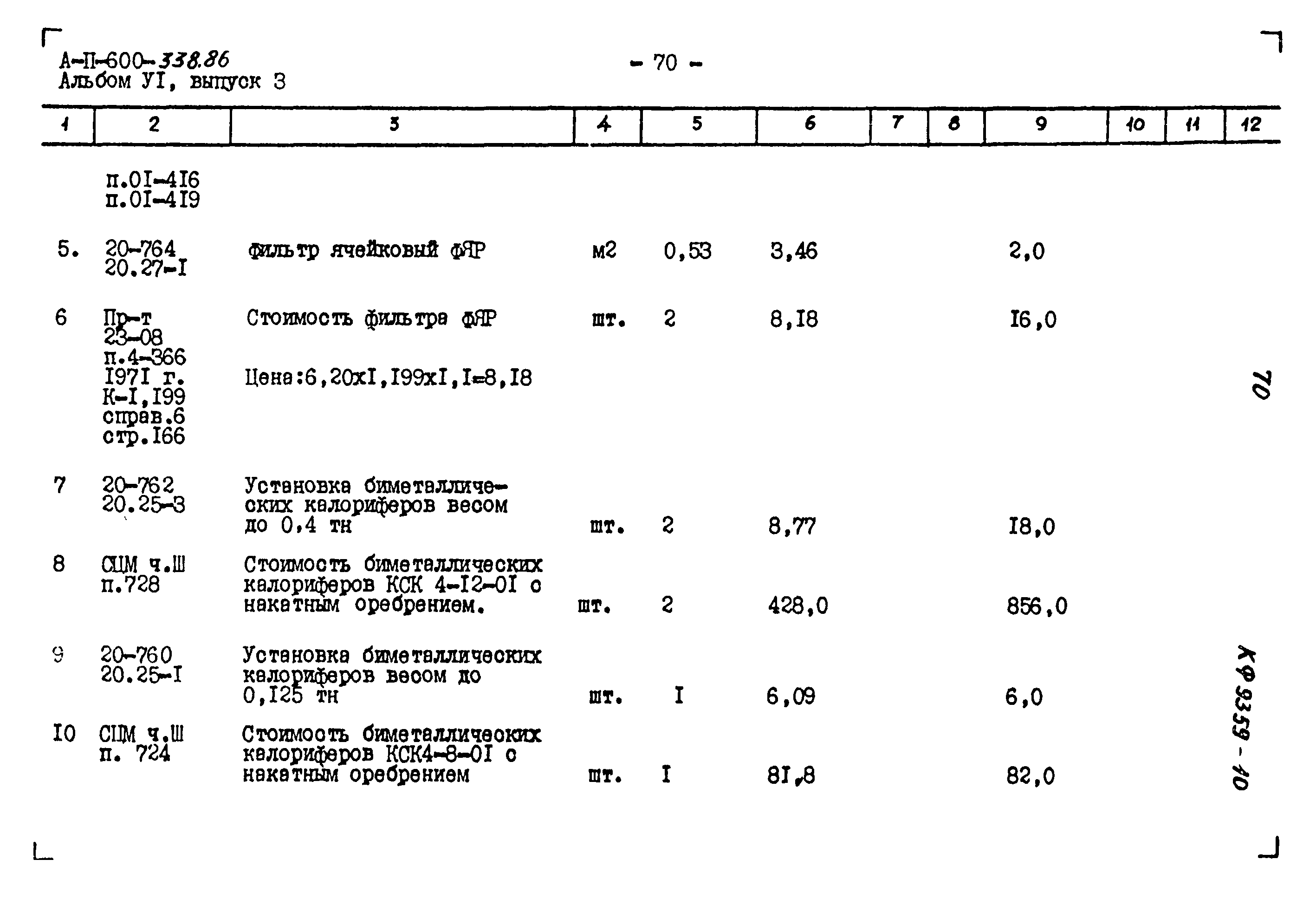 Типовой проект А-II-600-338.86