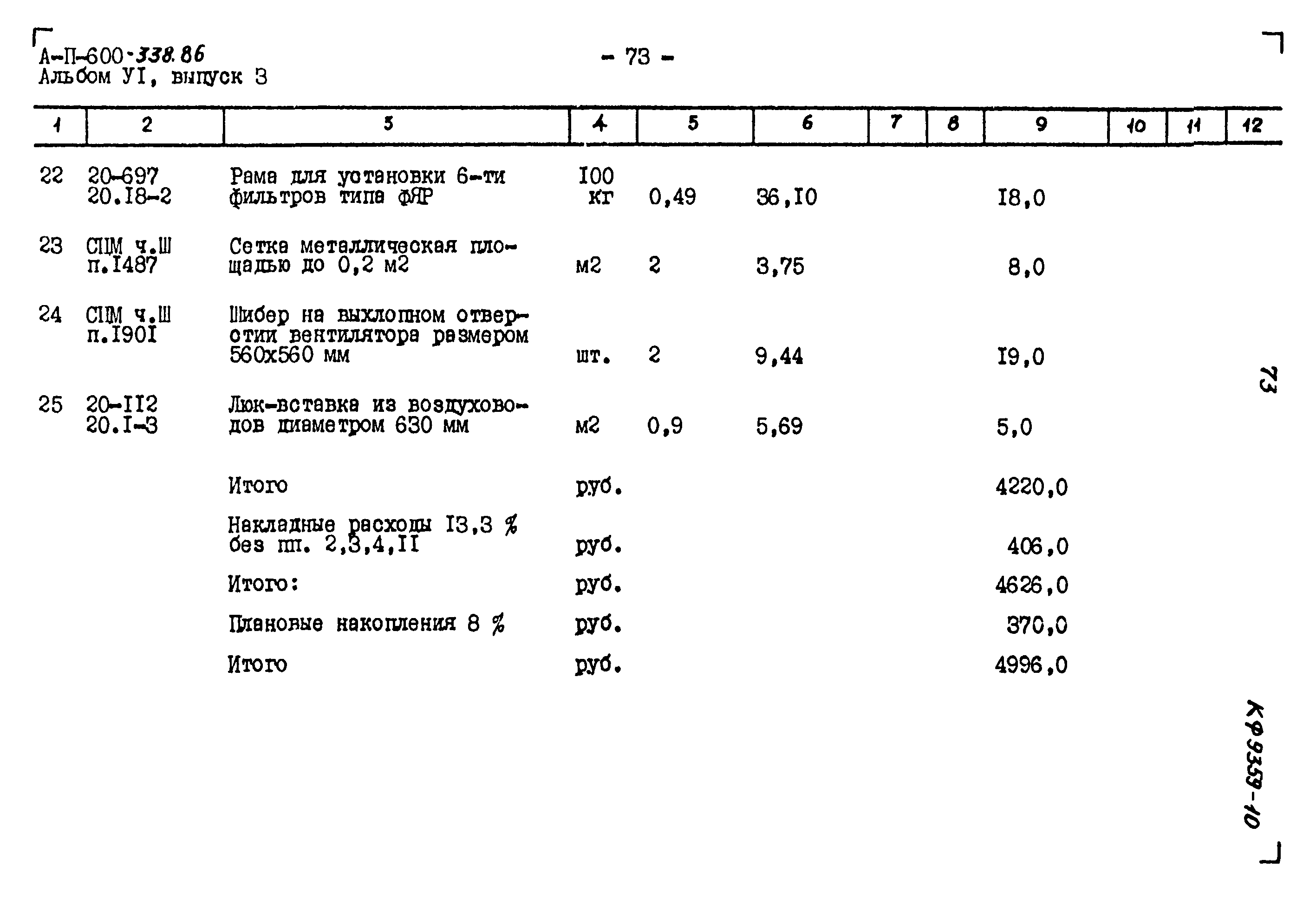 Типовой проект А-II-600-338.86