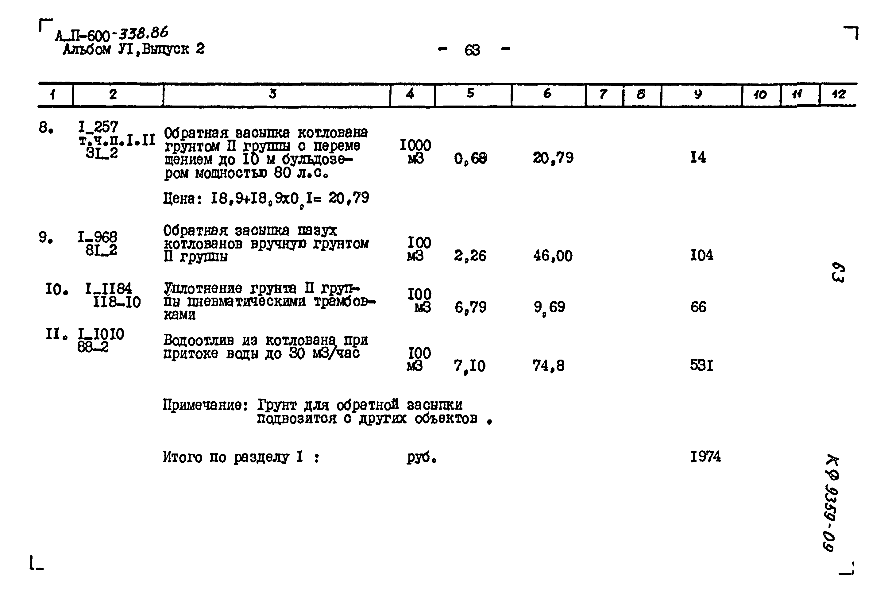 Типовой проект А-II-600-338.86