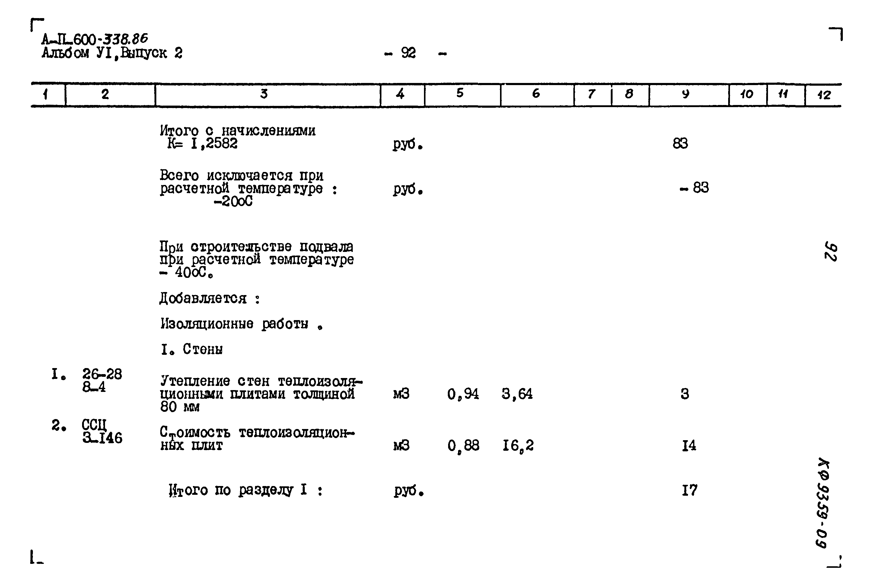 Типовой проект А-II-600-338.86