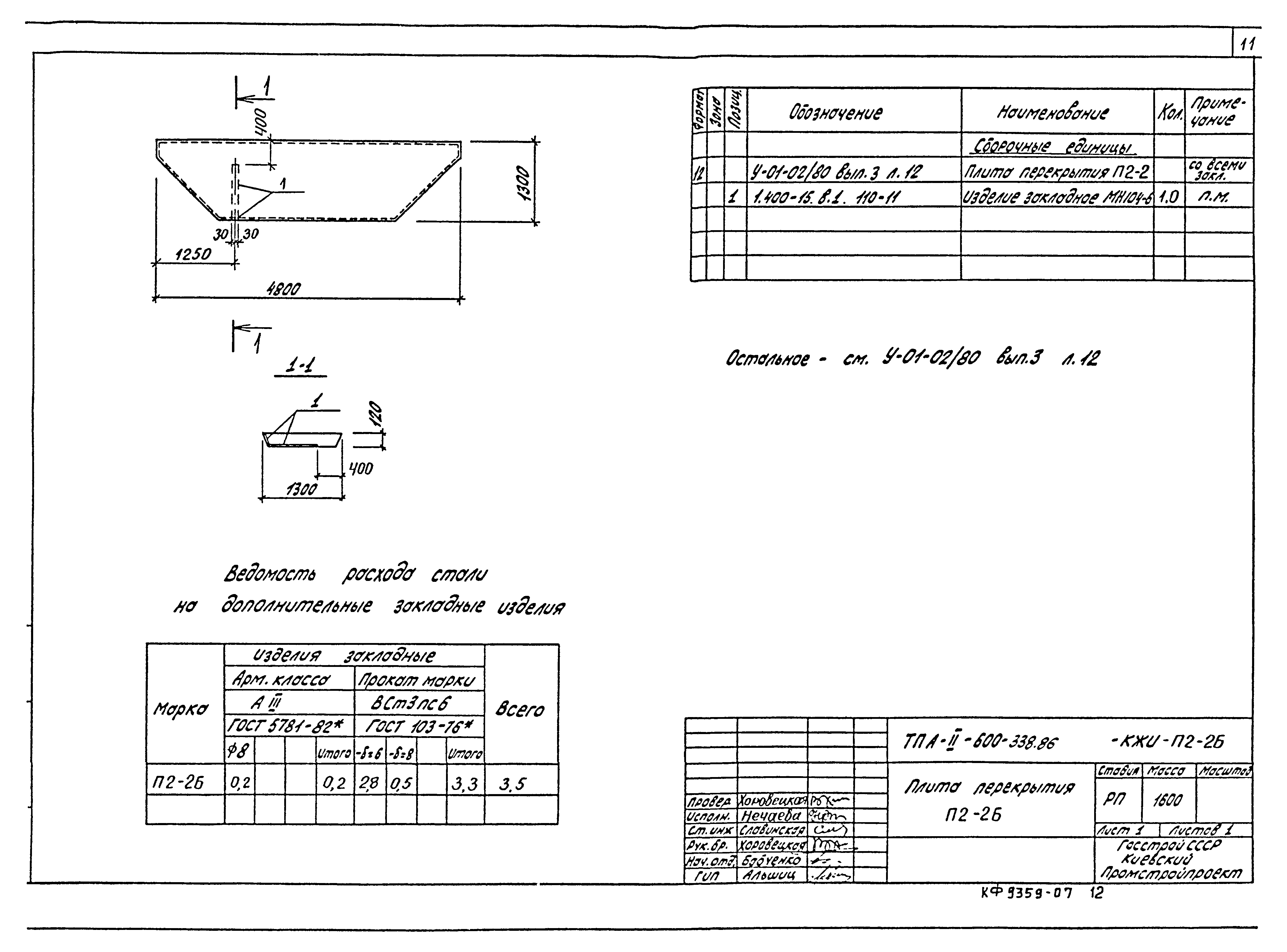 Типовой проект А-II-600-338.86