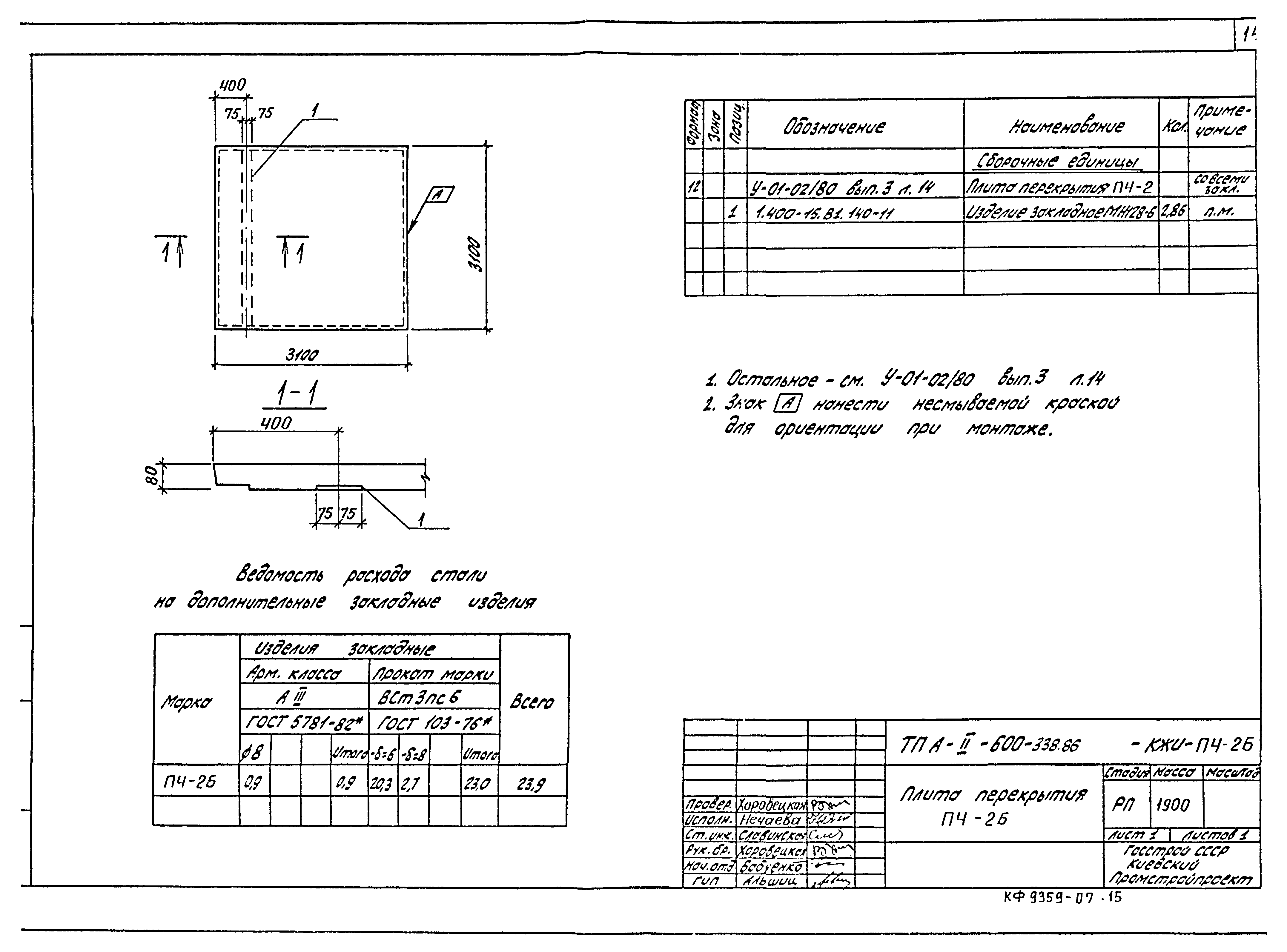 Типовой проект А-II-600-338.86