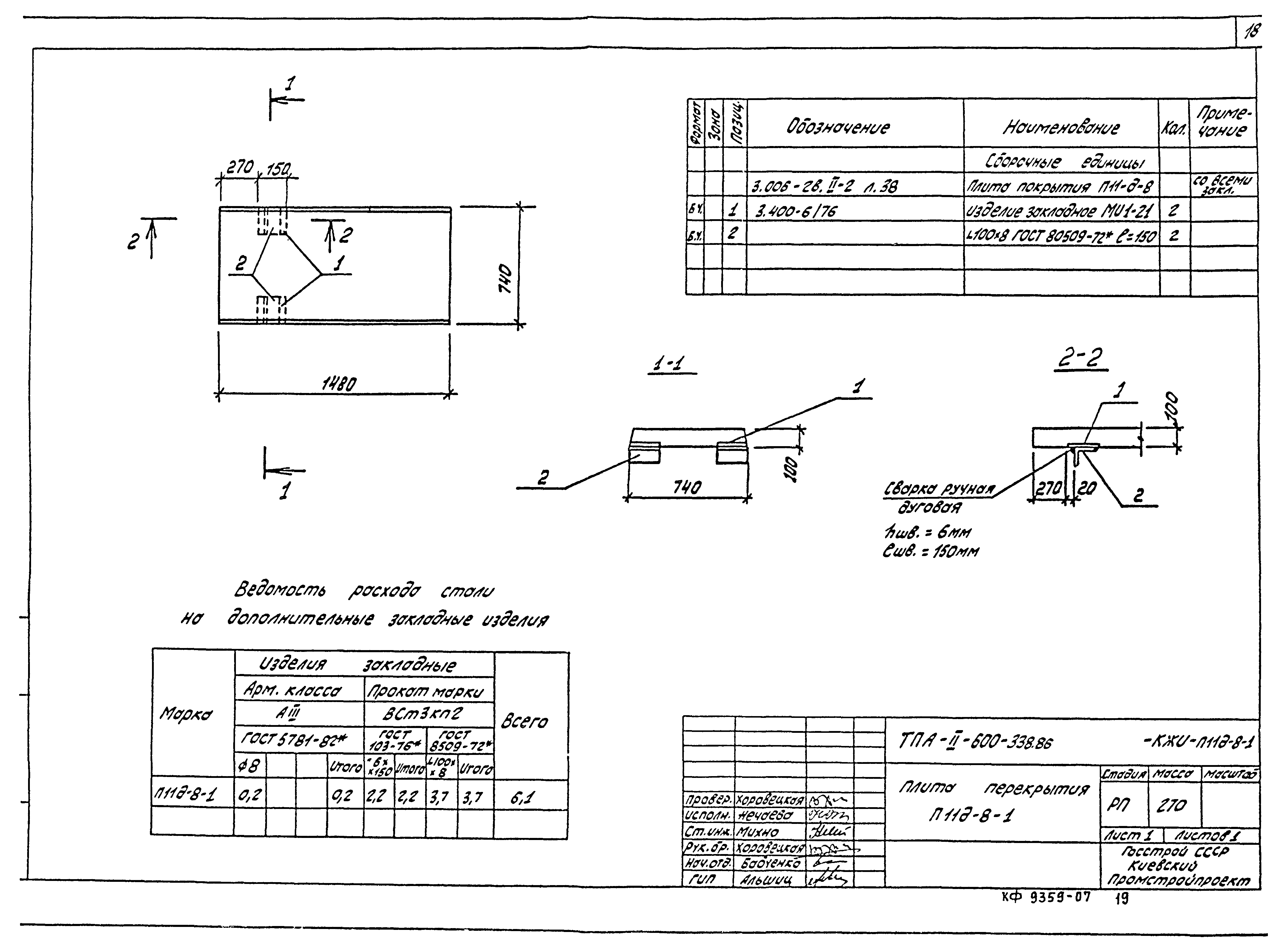Типовой проект А-II-600-338.86