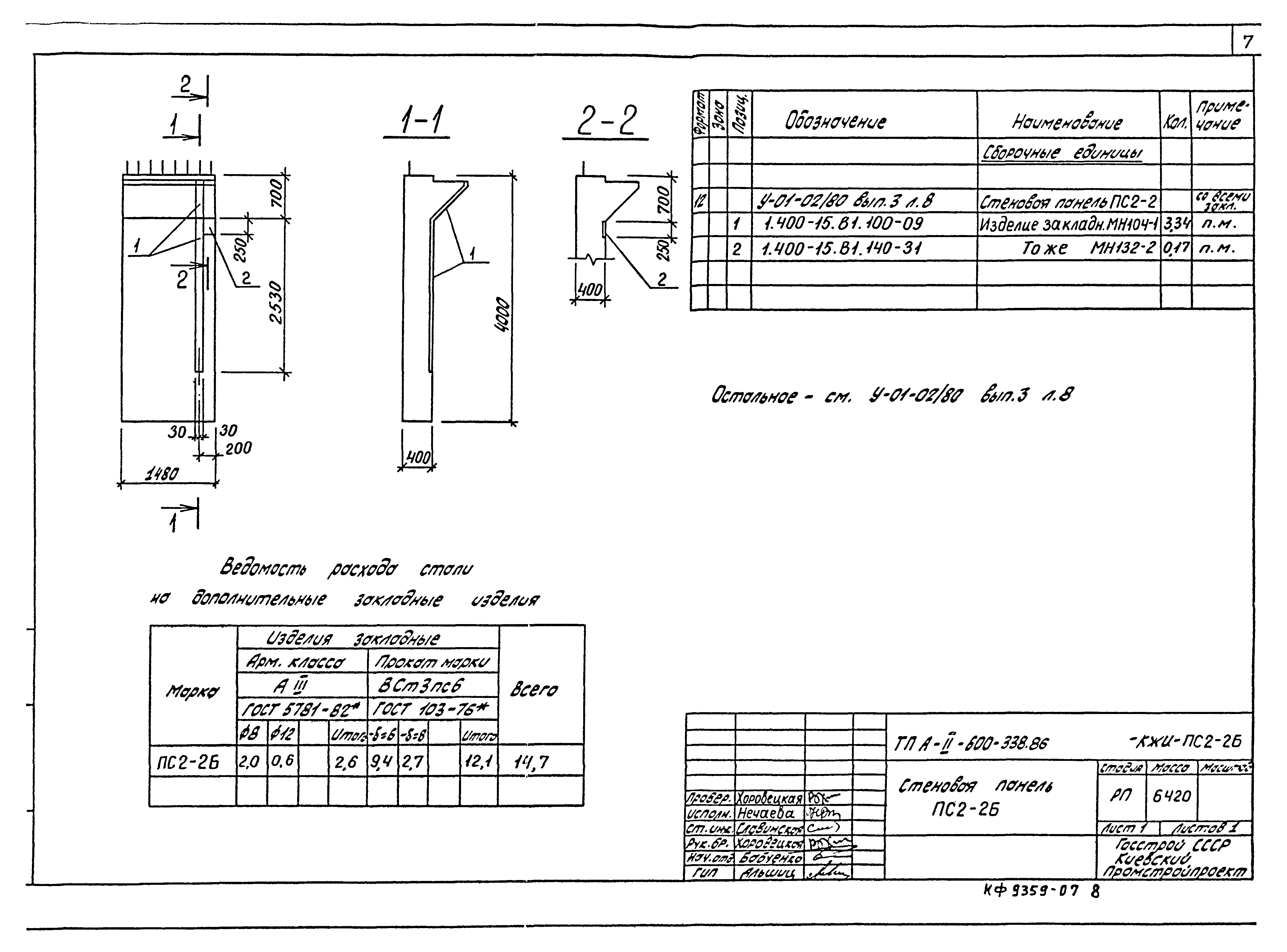 Типовой проект А-II-600-338.86