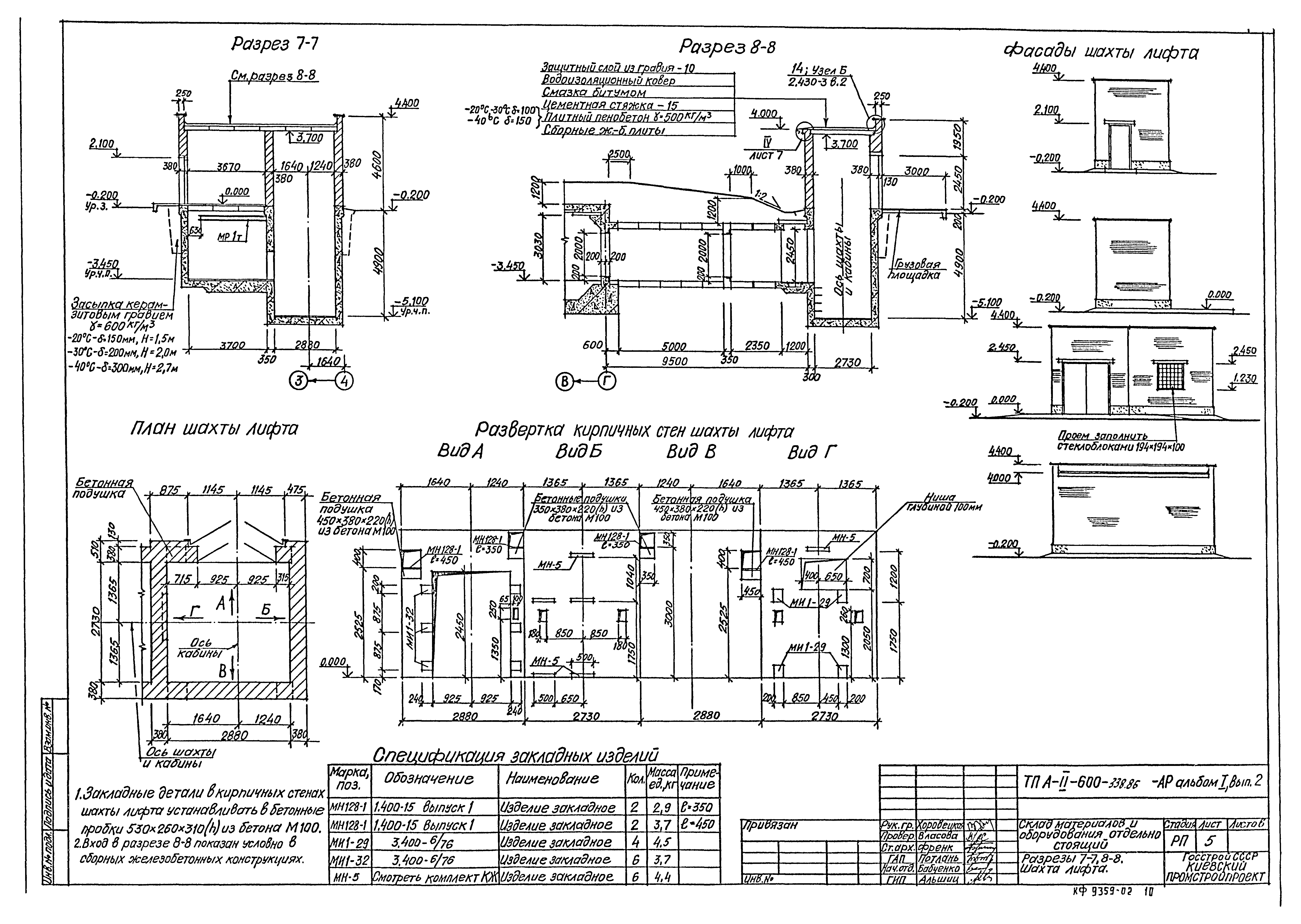 Типовой проект А-II-600-338.86