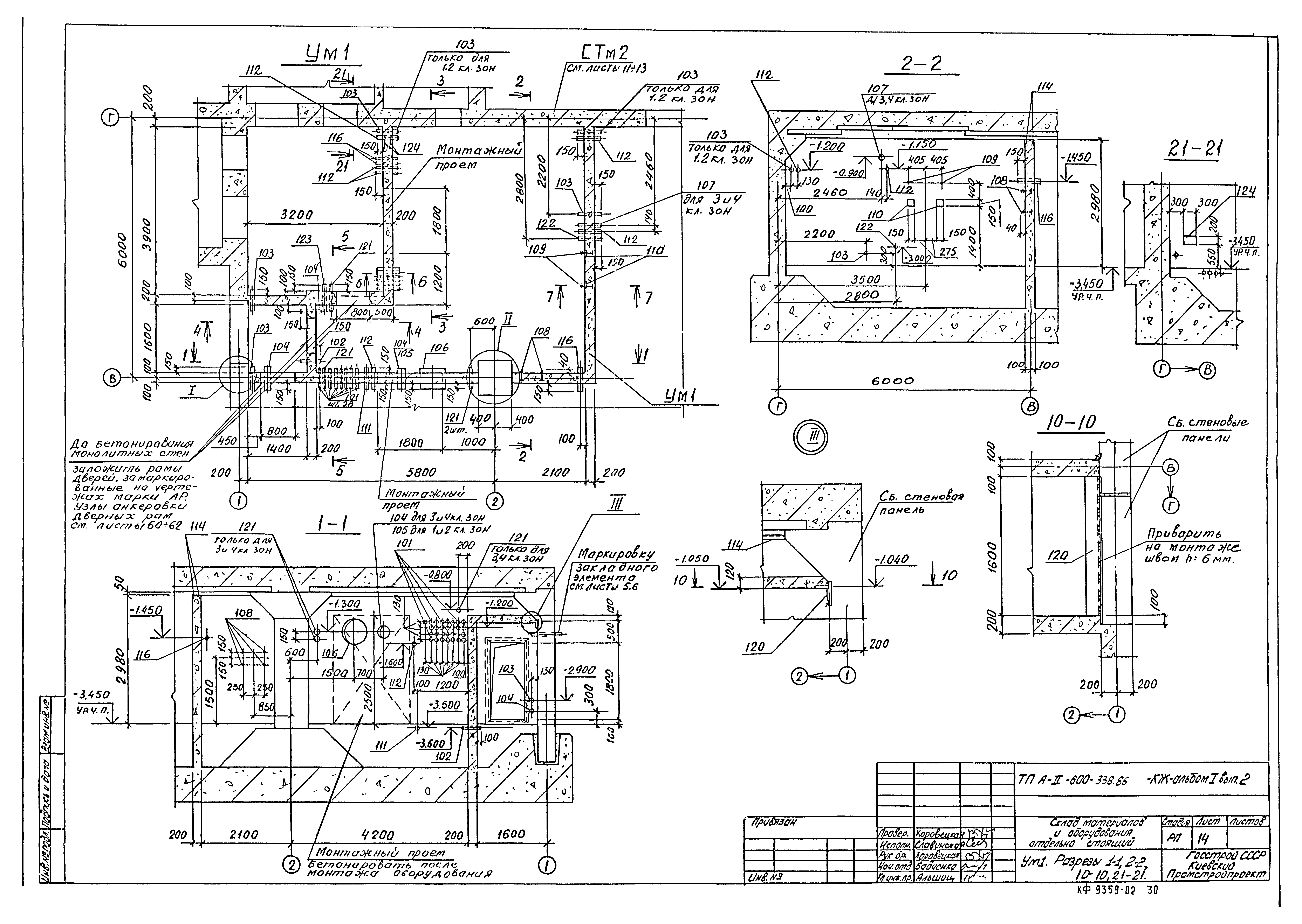 Типовой проект А-II-600-338.86