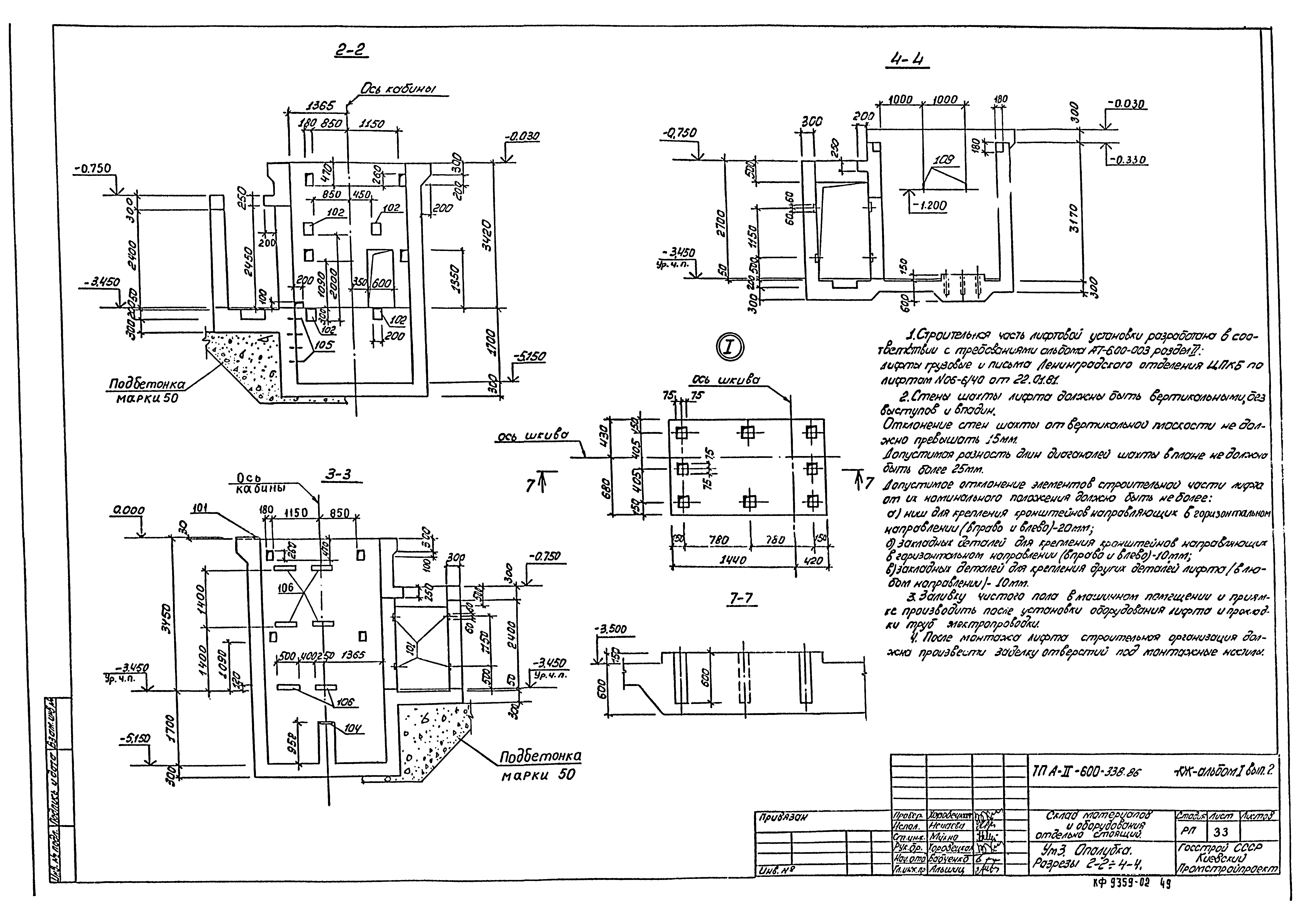 Типовой проект А-II-600-338.86