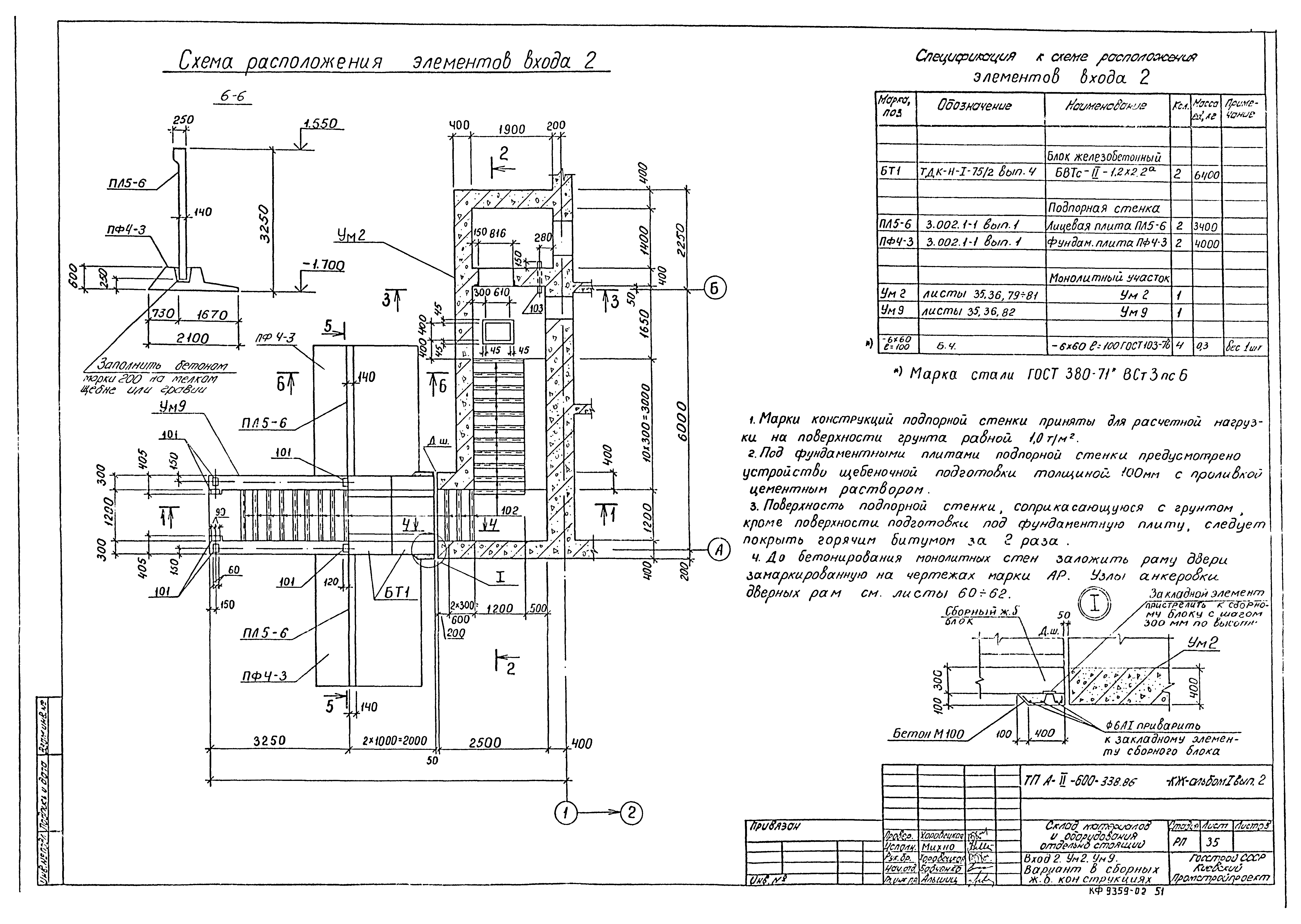 Типовой проект А-II-600-338.86