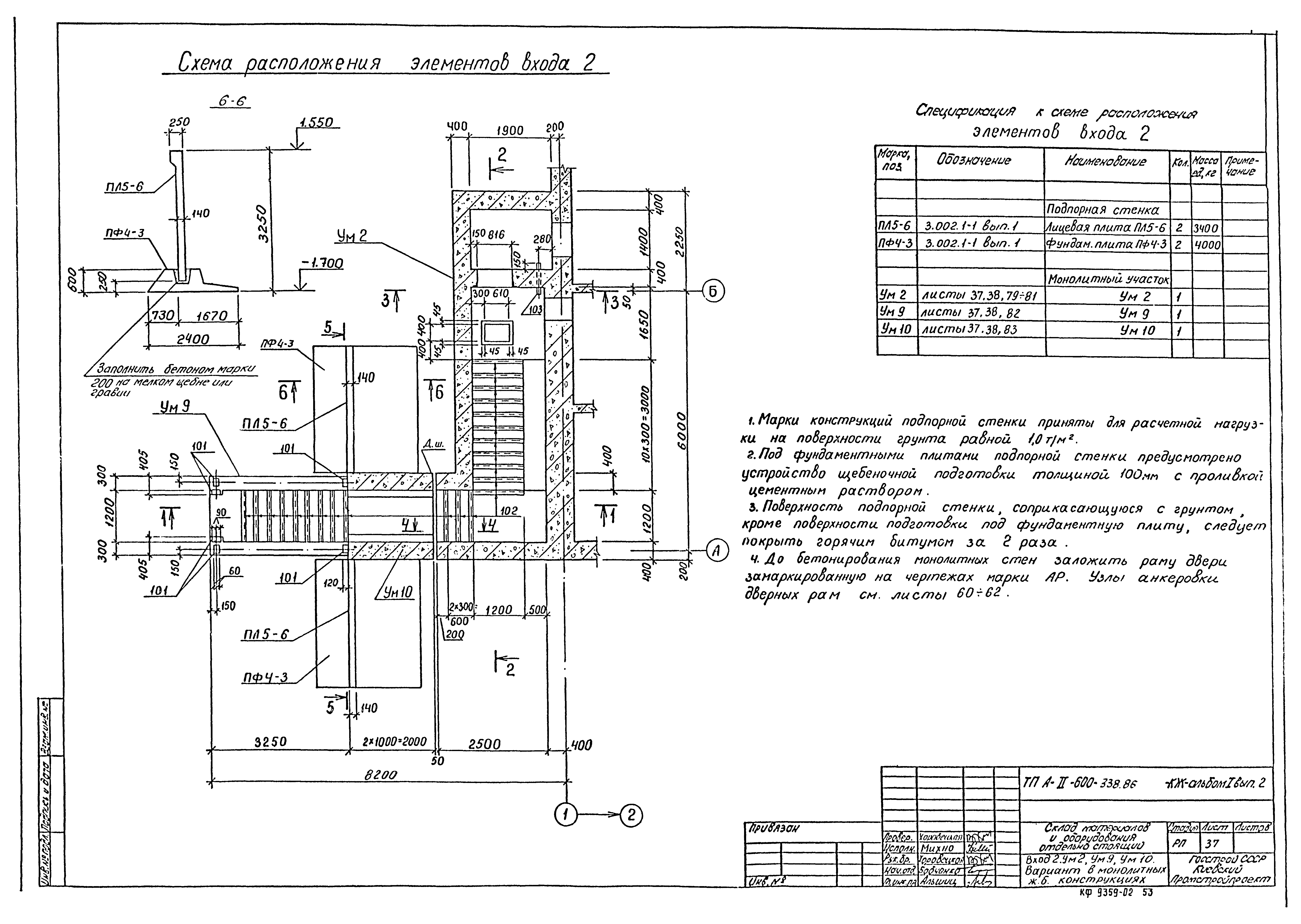 Типовой проект А-II-600-338.86