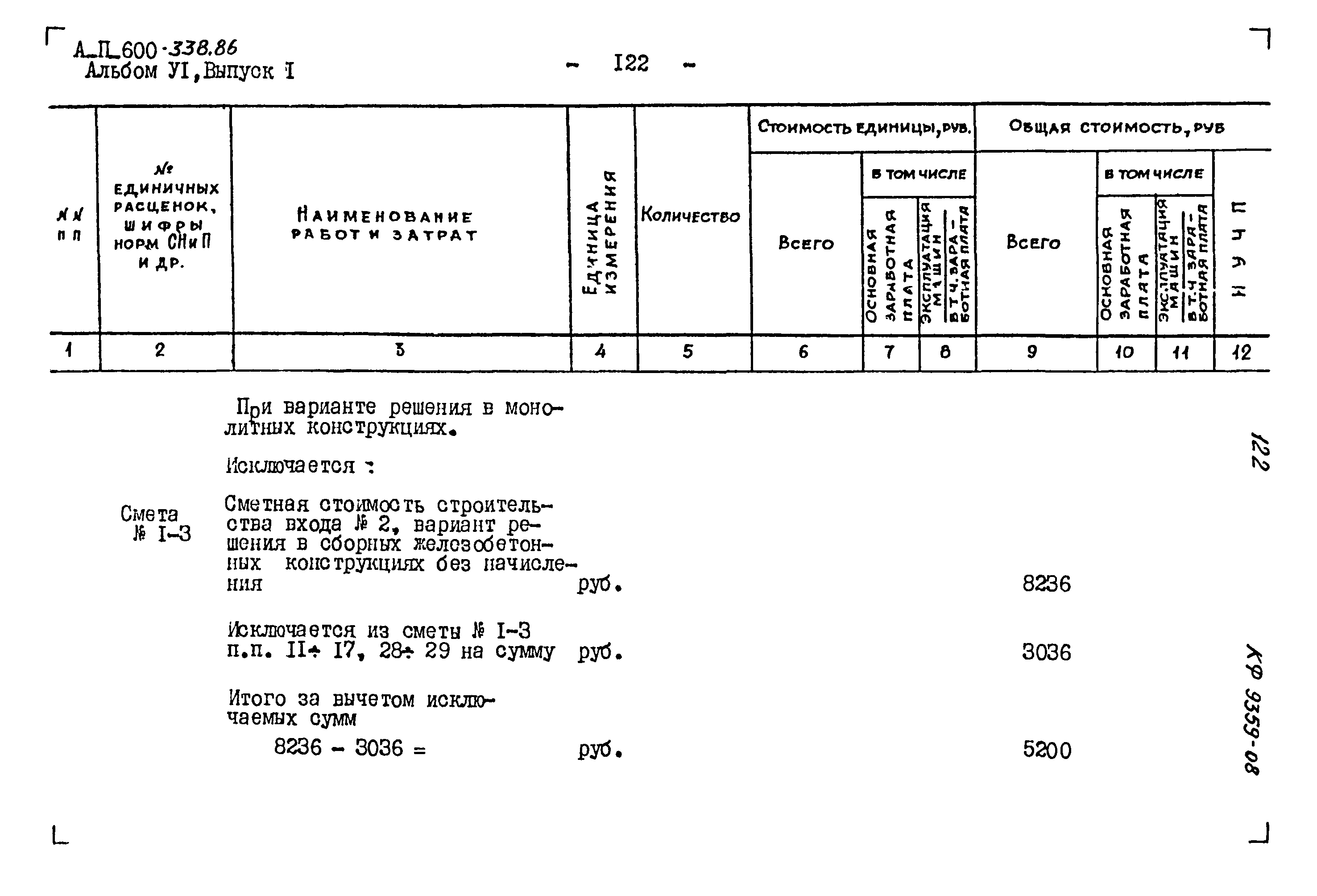 Типовой проект А-II-600-338.86