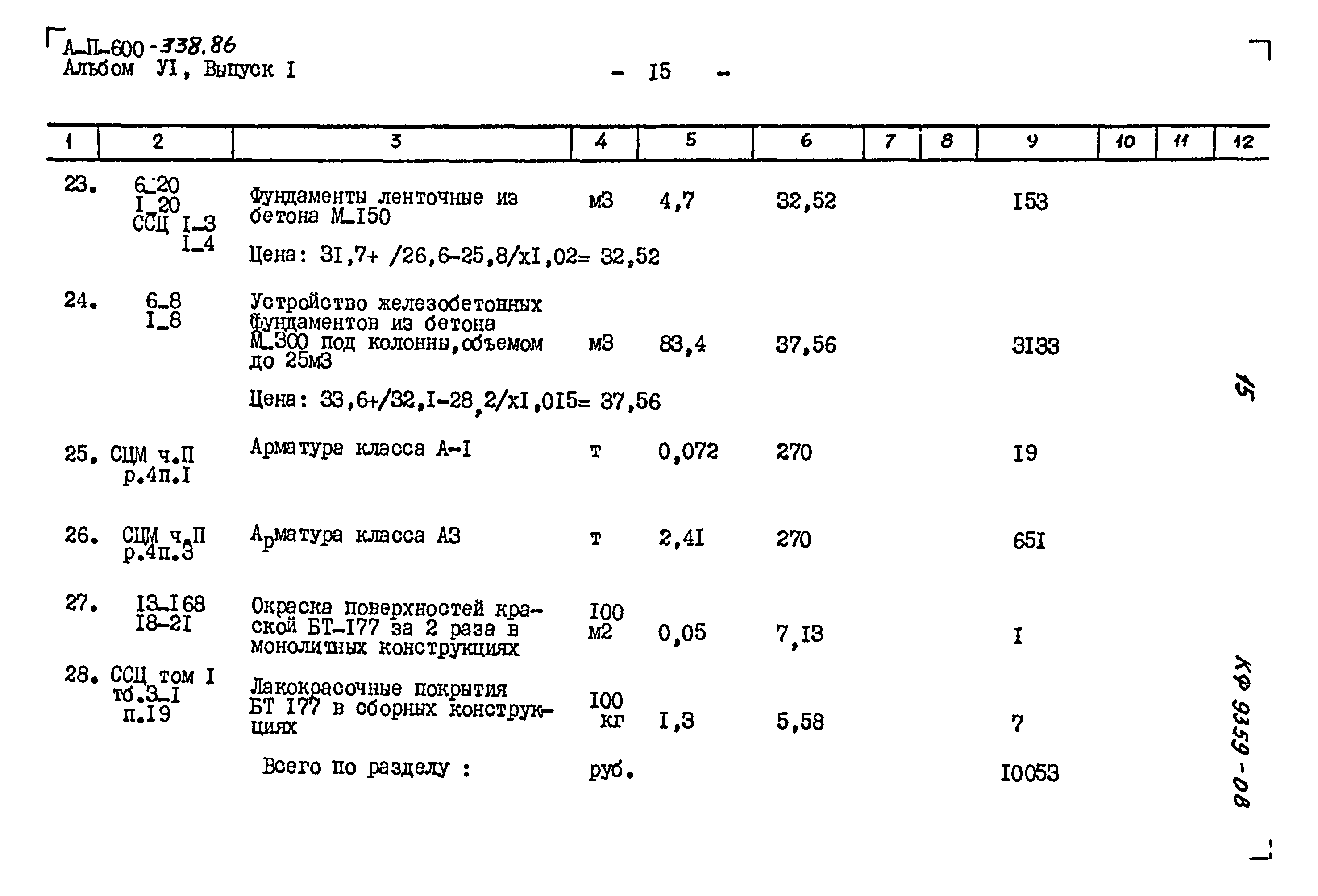 Типовой проект А-II-600-338.86