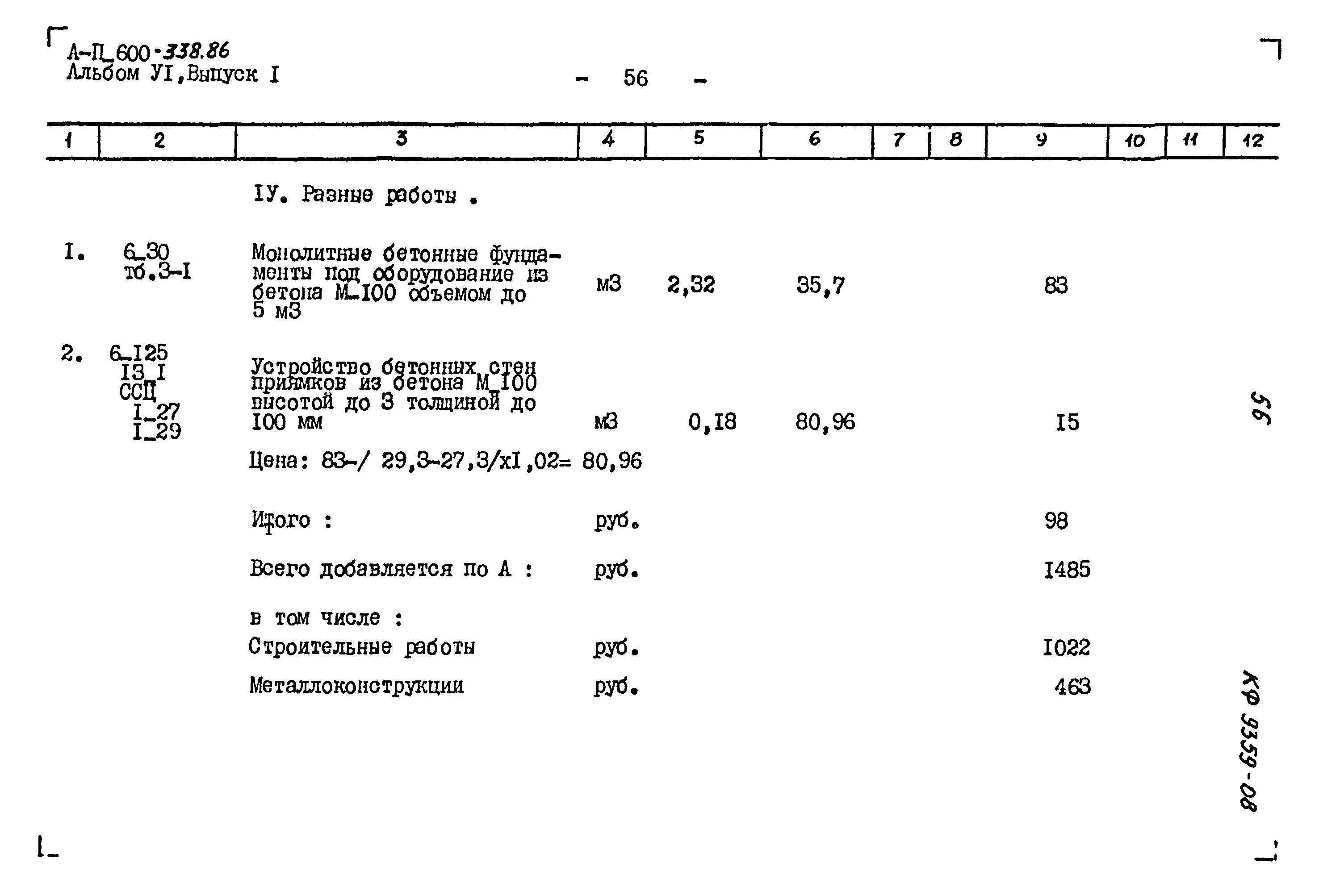 Типовой проект А-II-600-338.86