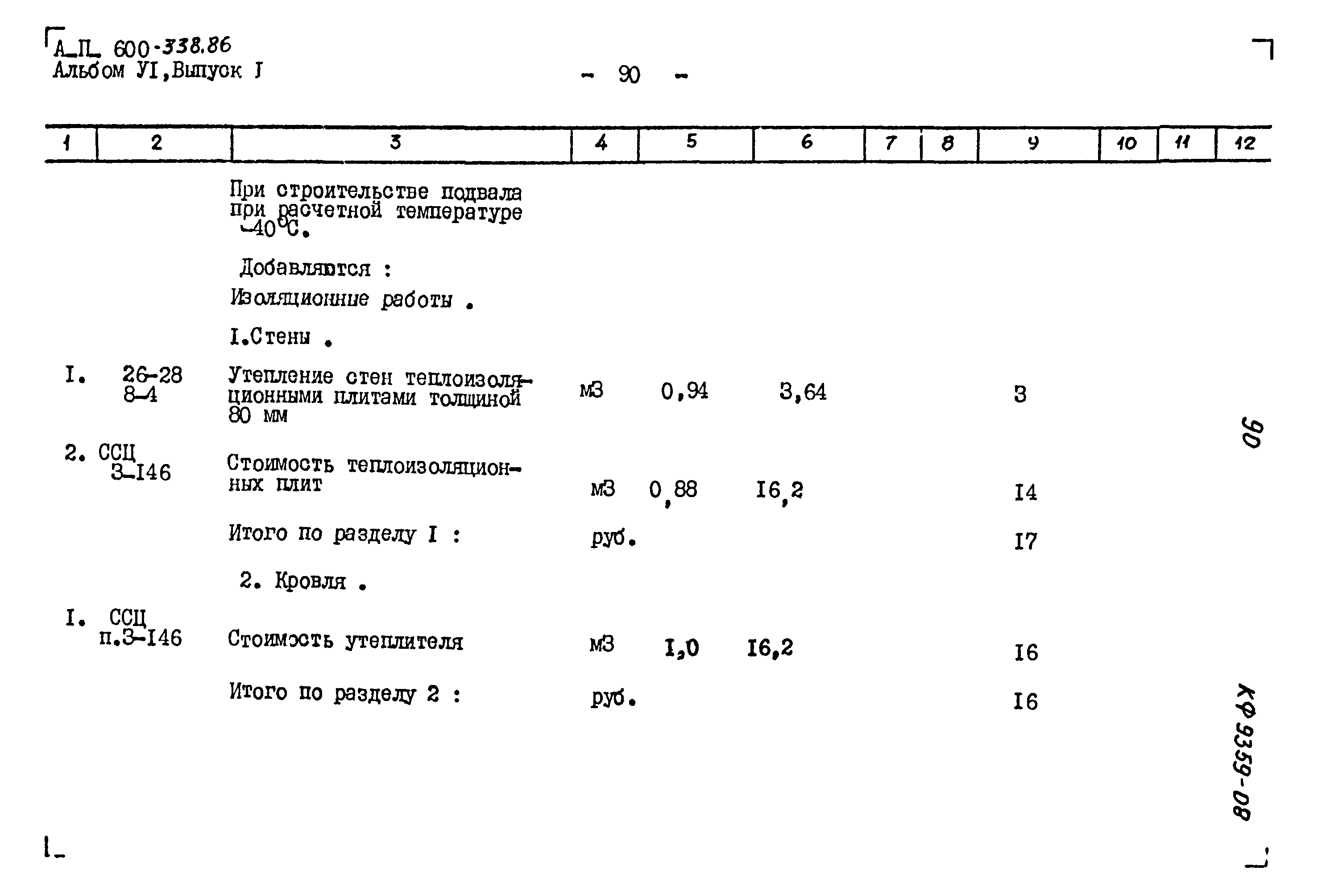 Типовой проект А-II-600-338.86