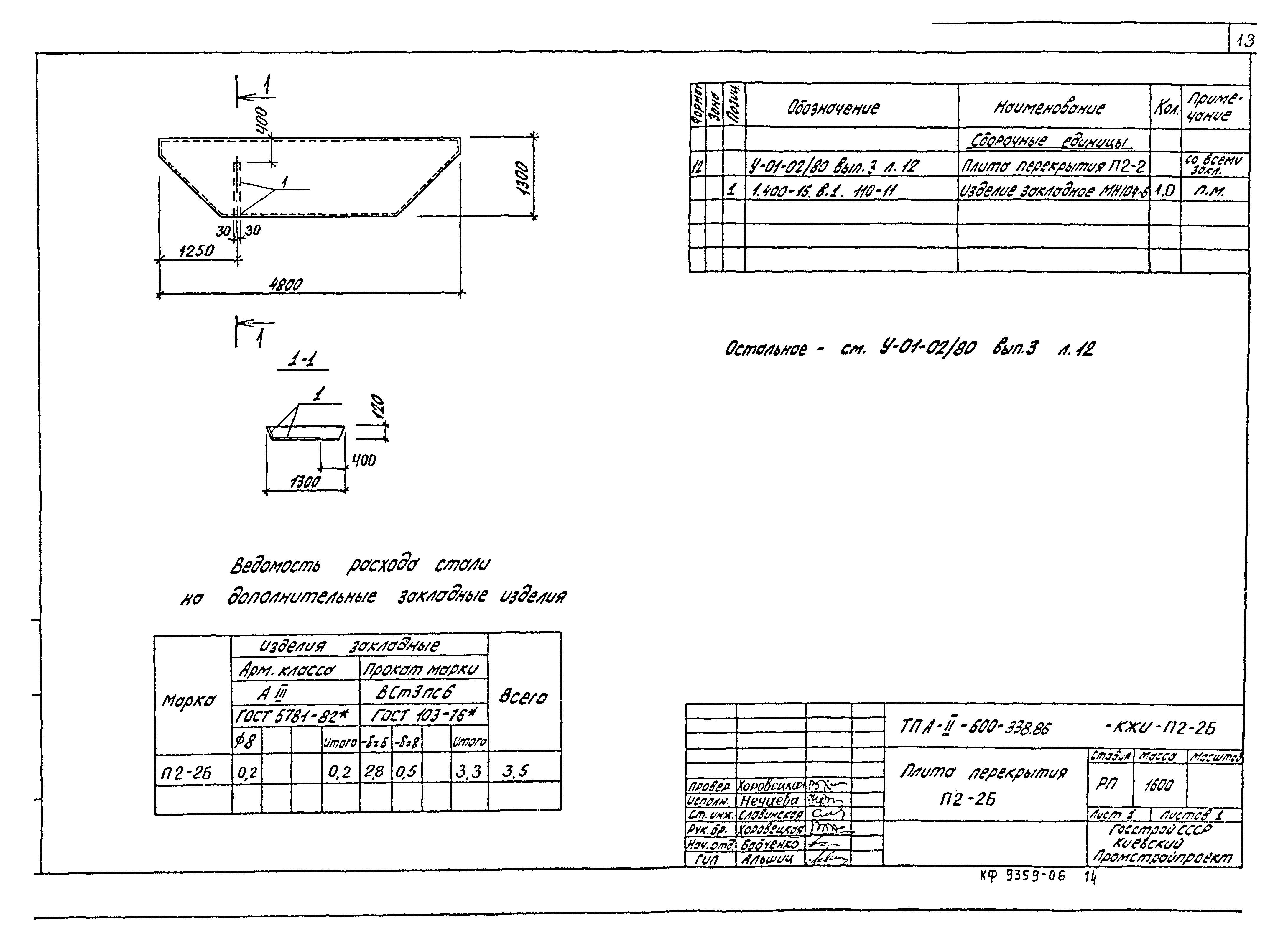 Типовой проект А-II-600-338.86