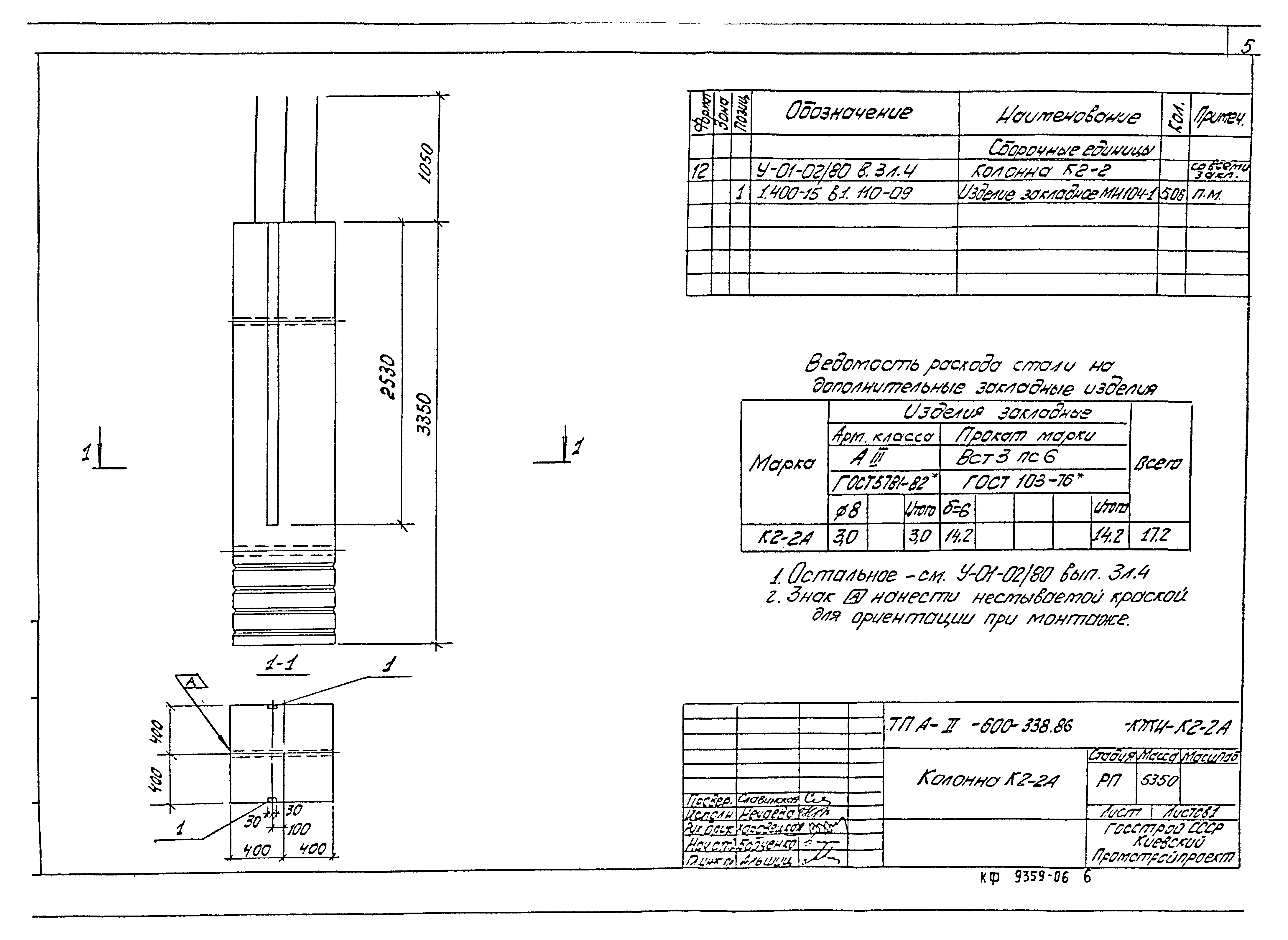 Типовой проект А-II-600-338.86