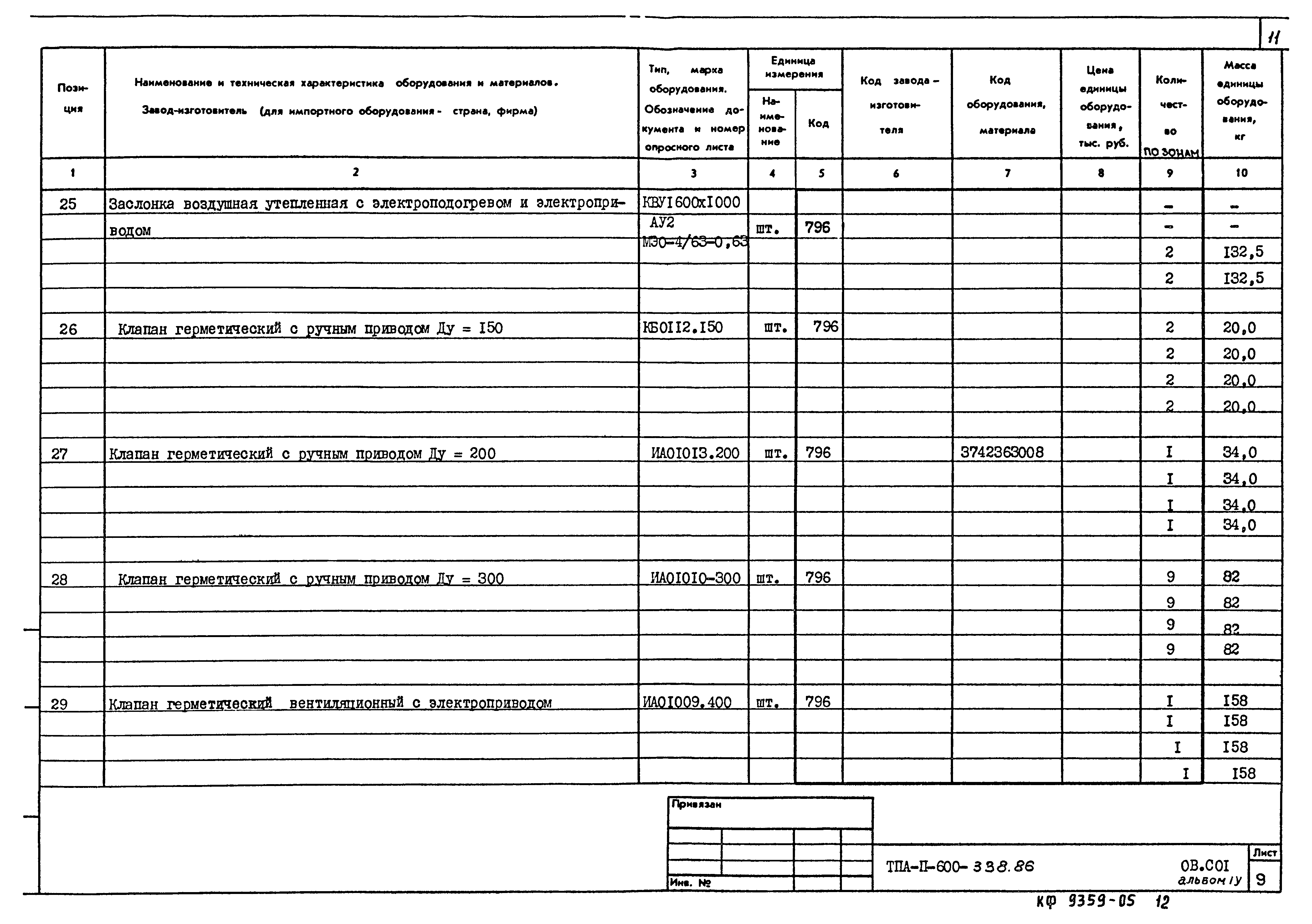 Типовой проект А-II-600-338.86
